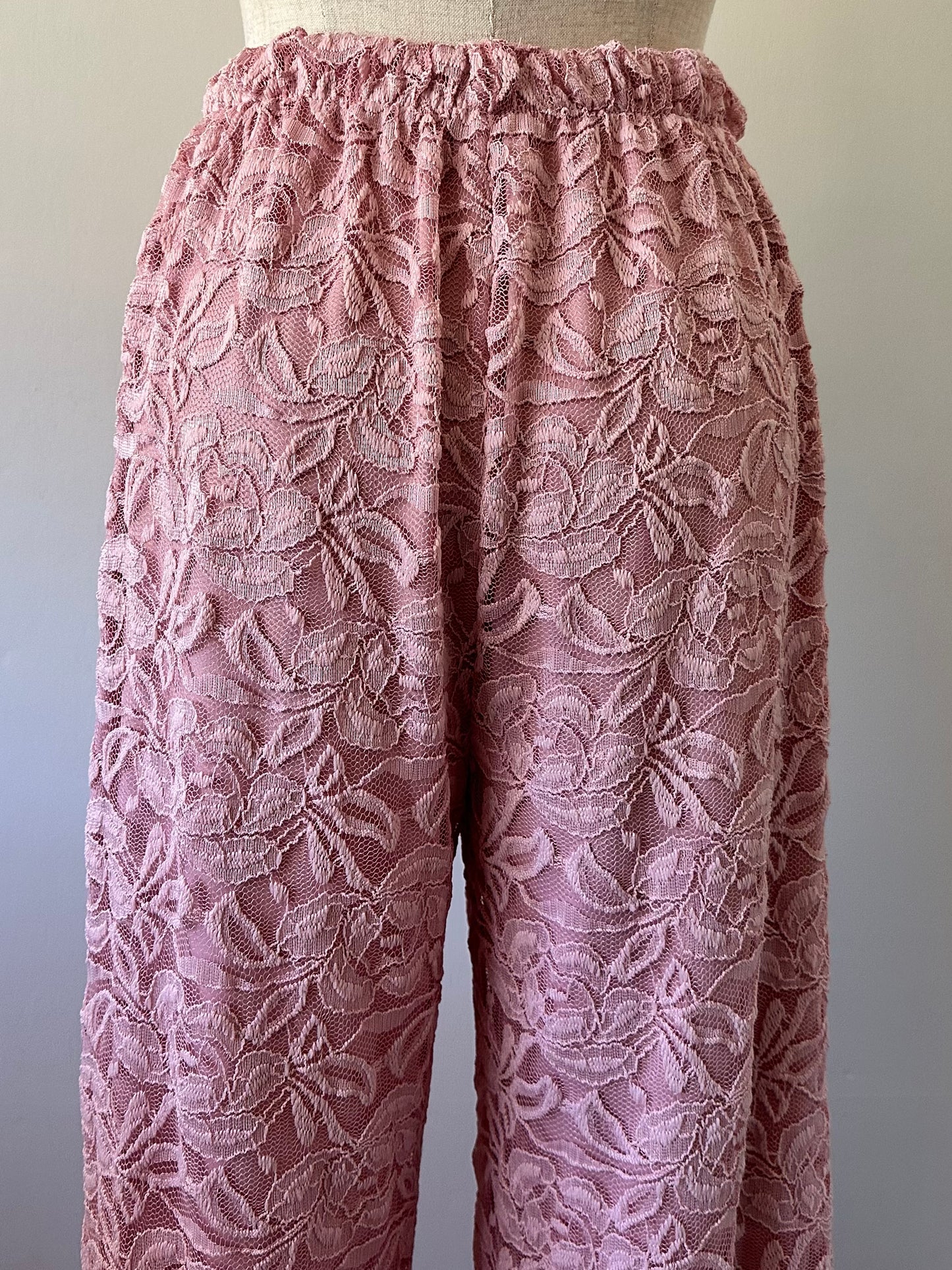 flower lace pants