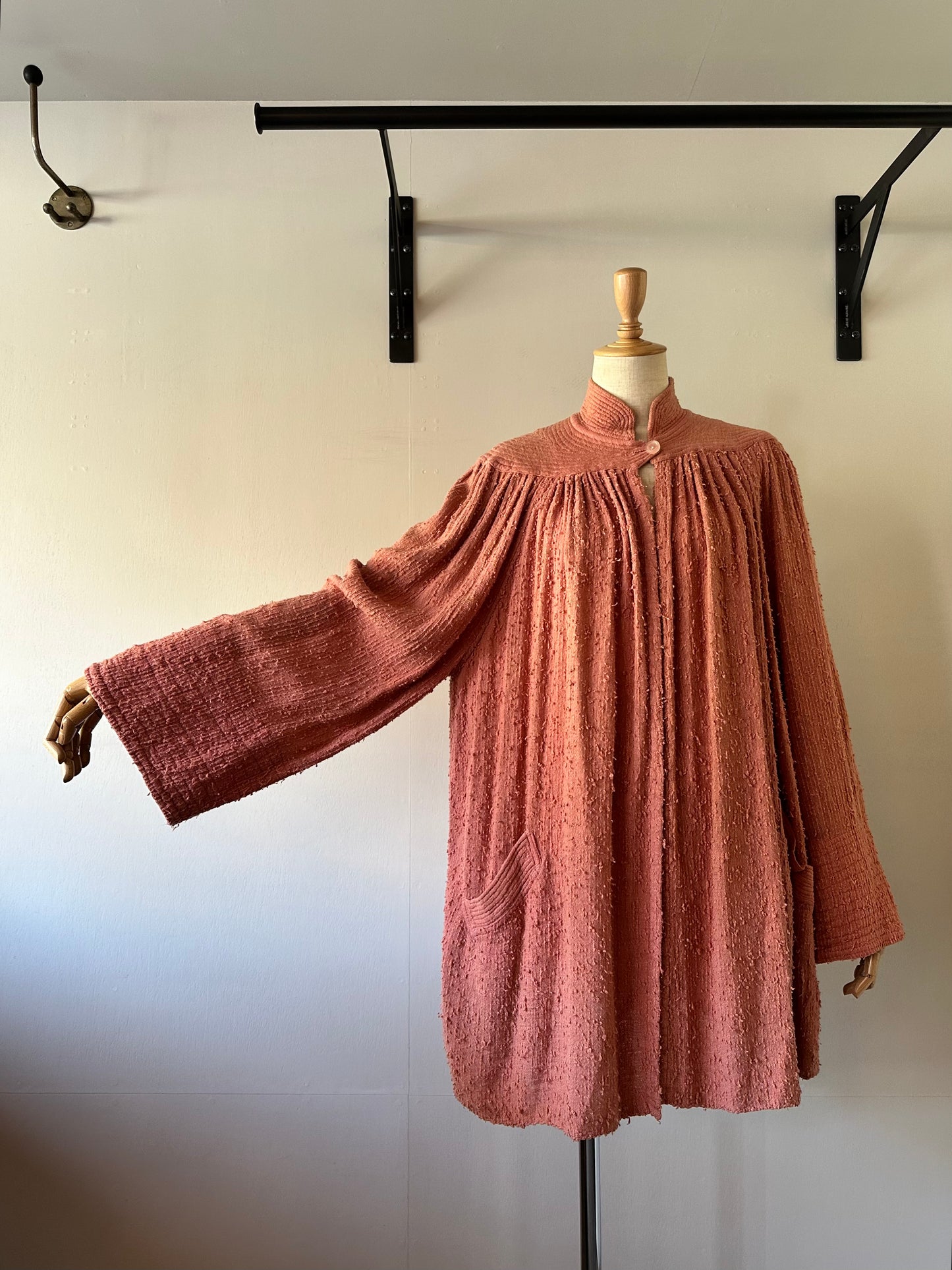 fade pink jacket