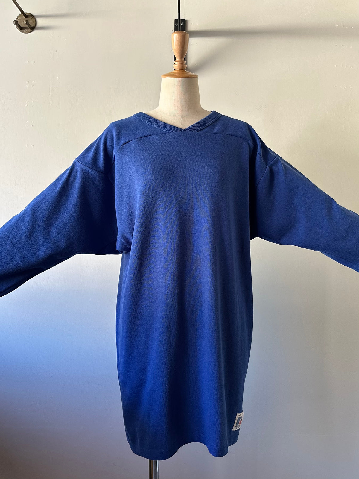 back print football T-shirt