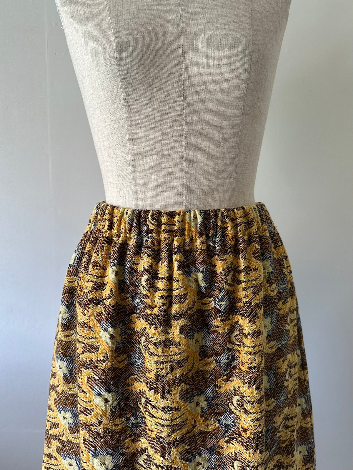 woven maxi skirt