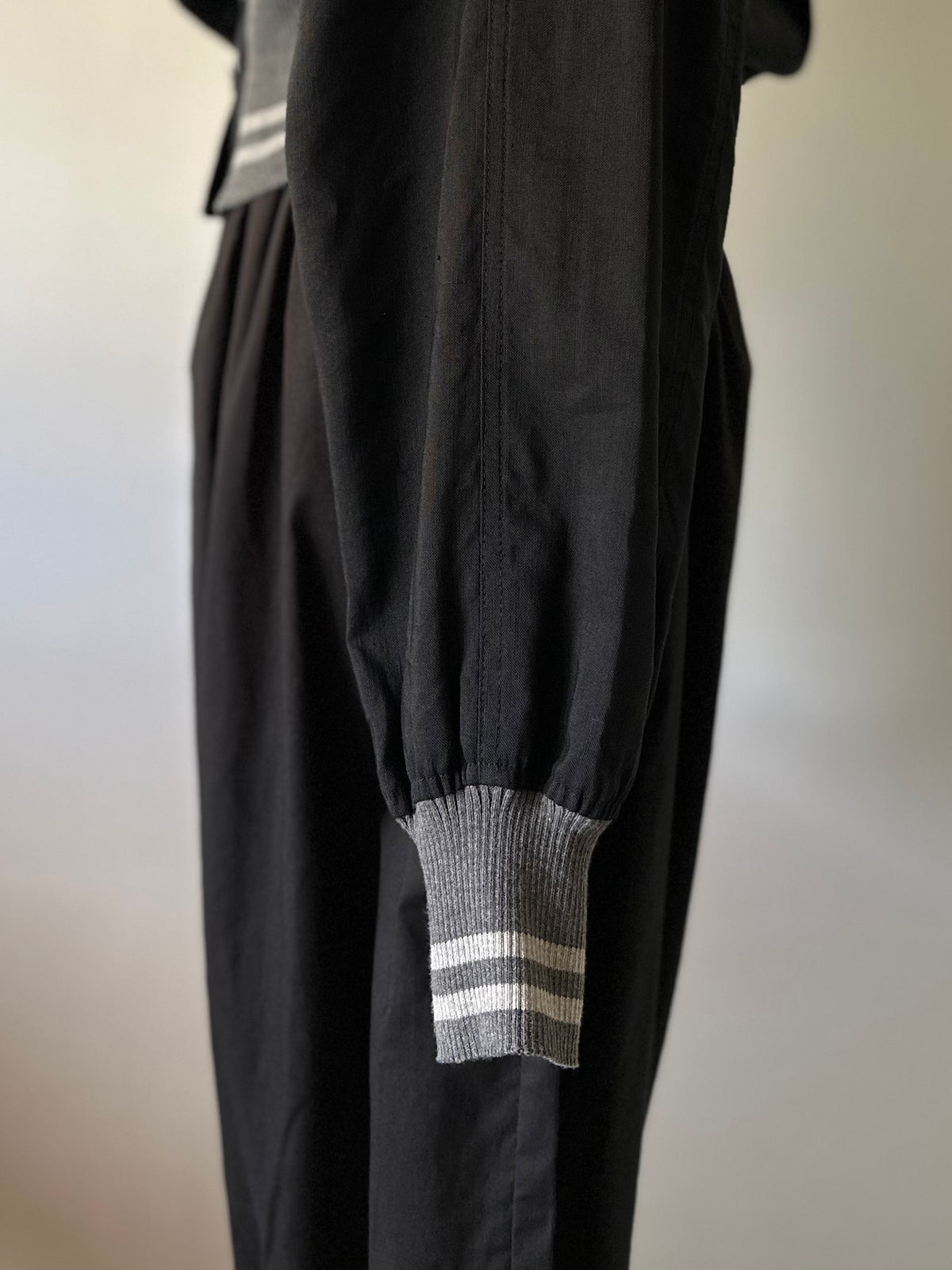 cropped rib jacket