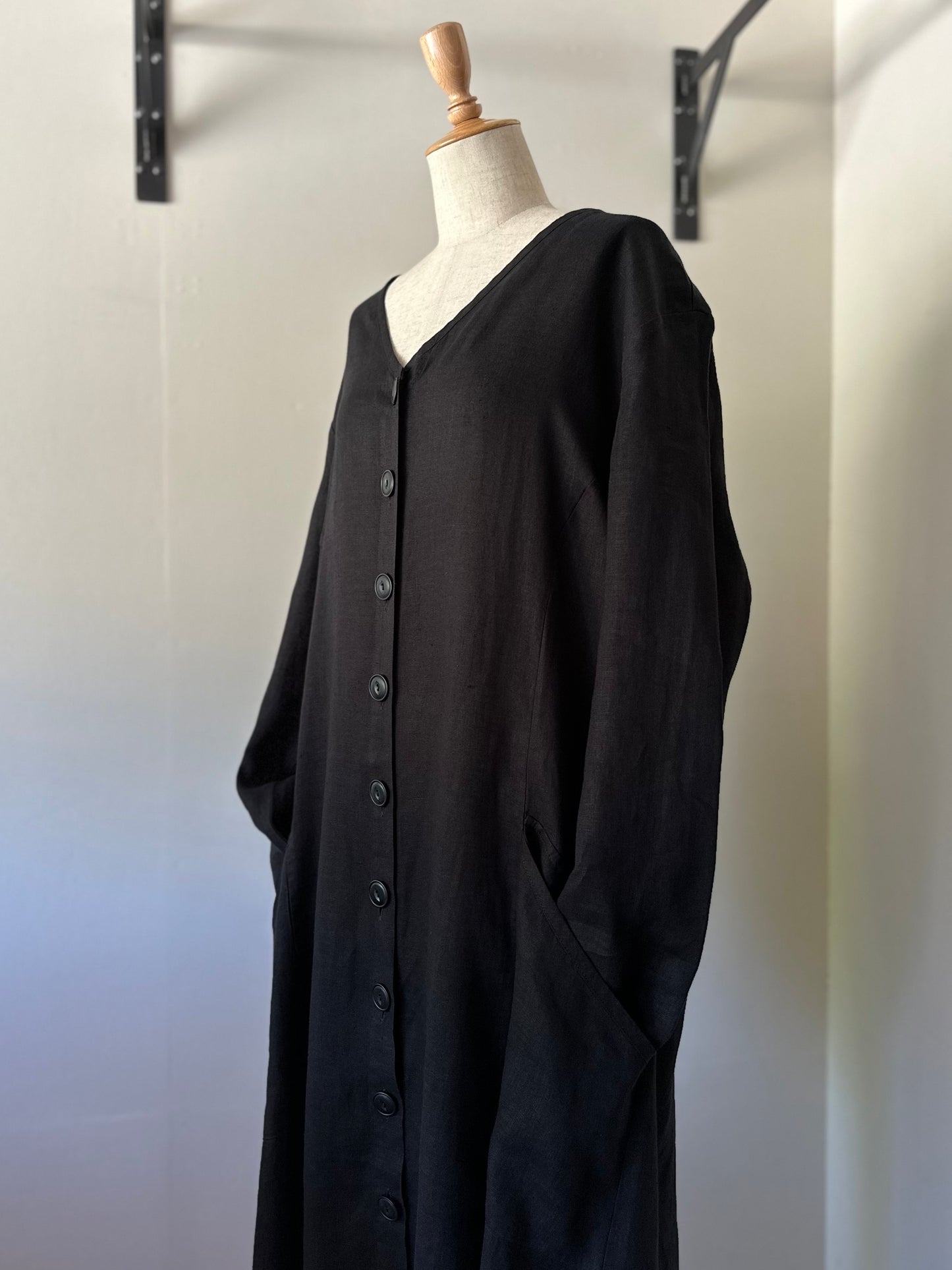 FLAX linen dress coat