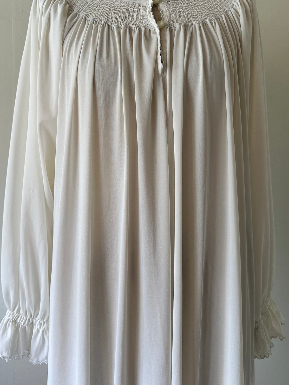 embroidery collar night dress