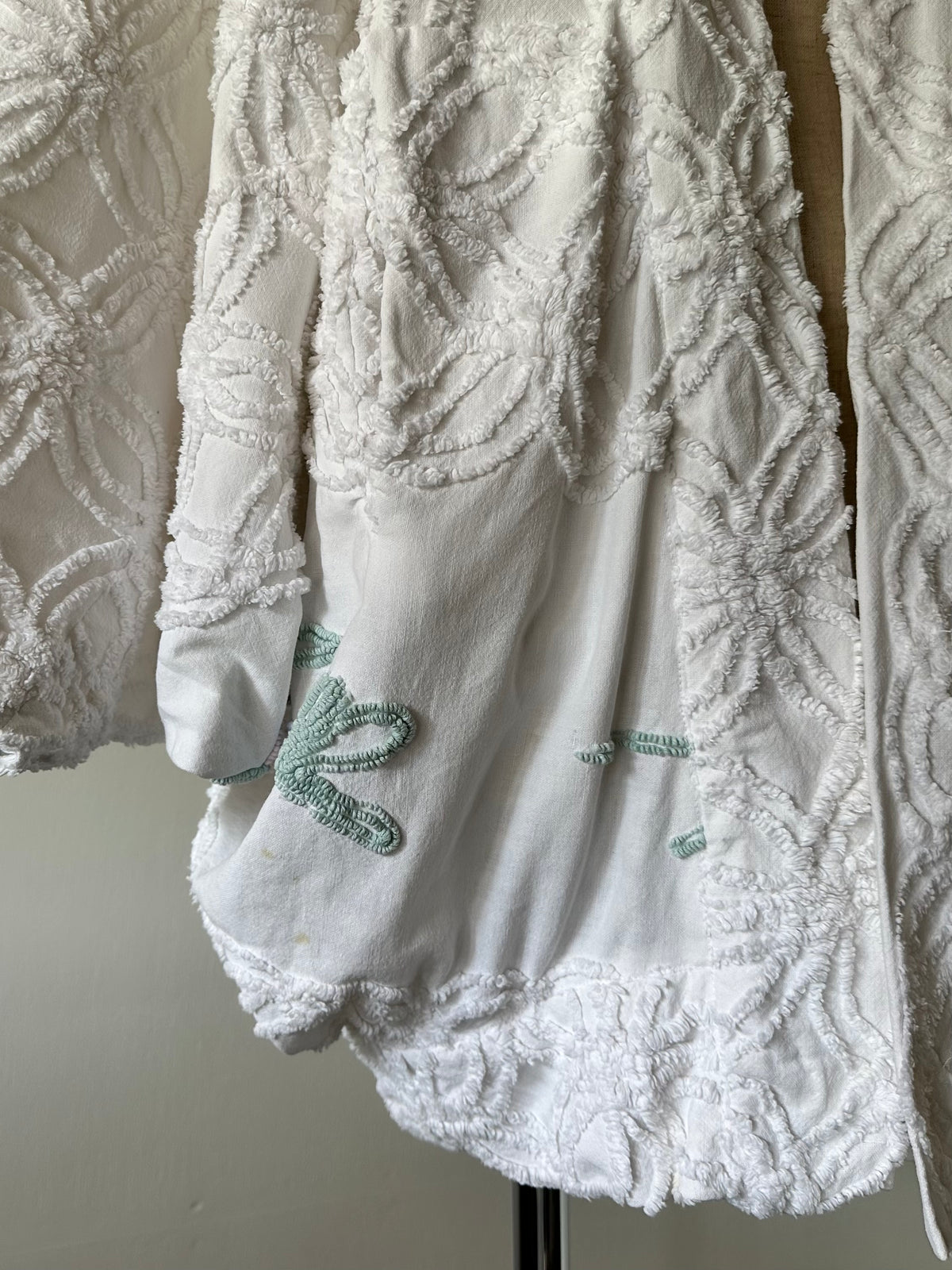 dolman sleeve chenille jacket