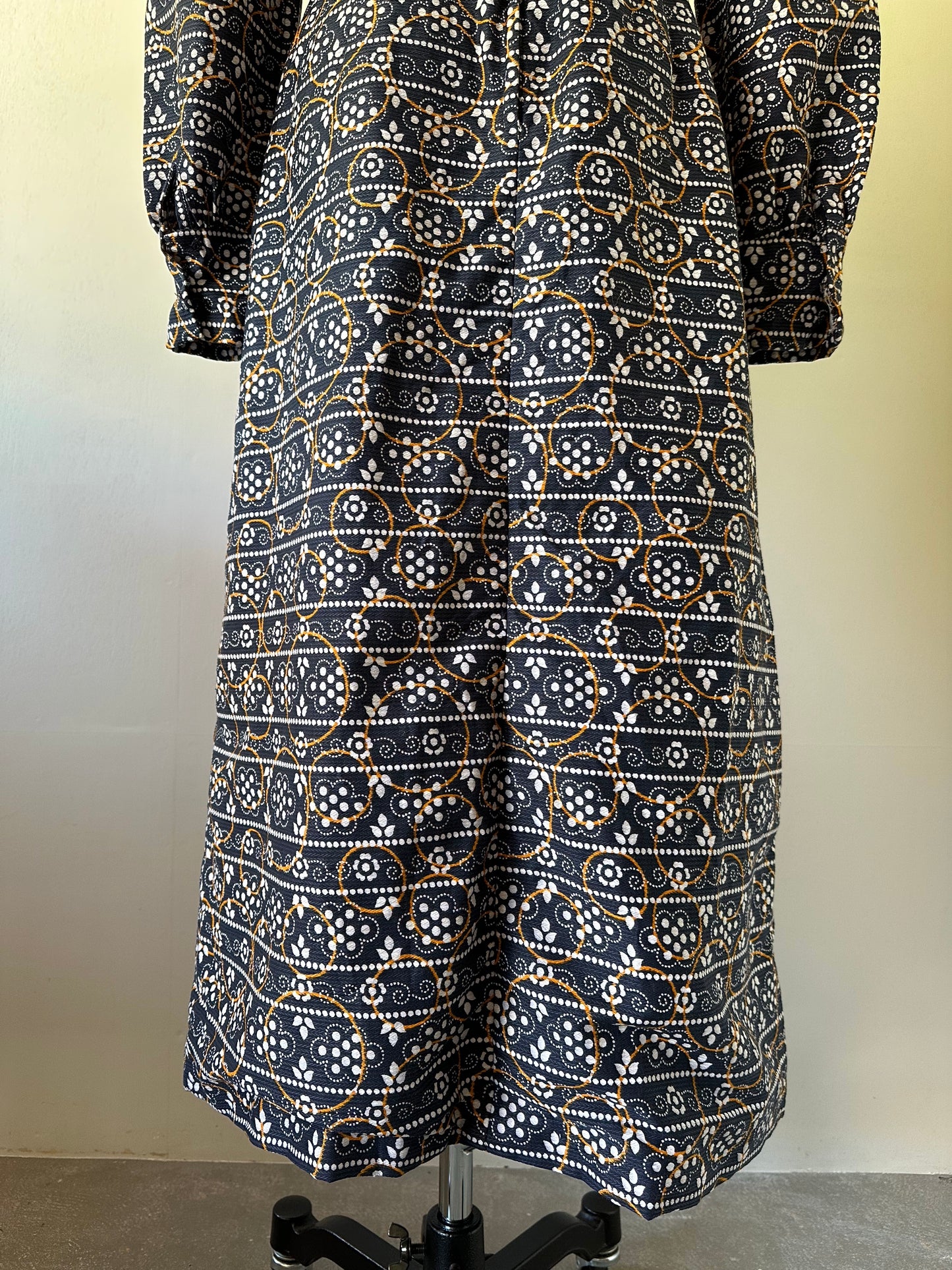 60s rhinestone layered design dress
