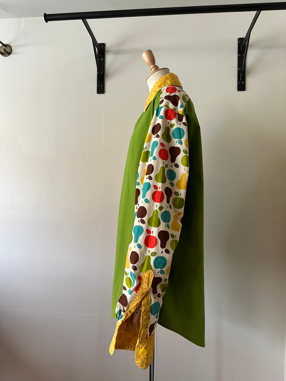 fruit leaves pattern shirt