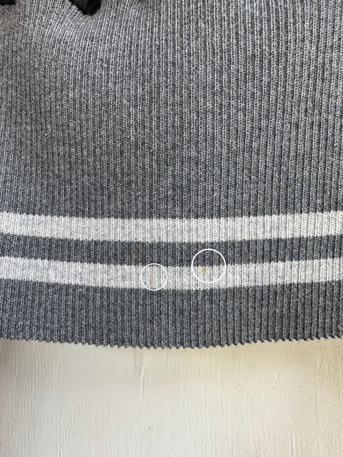 cropped rib jacket