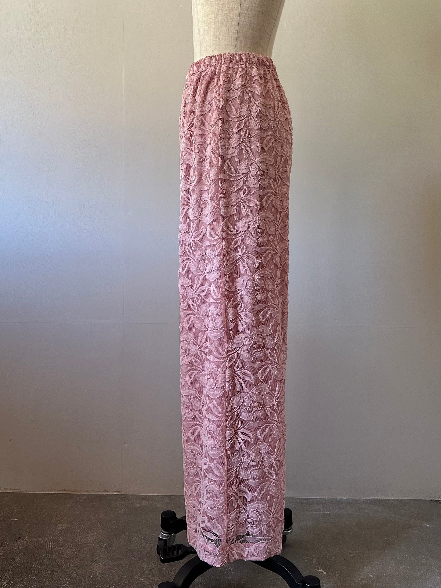 flower lace pants