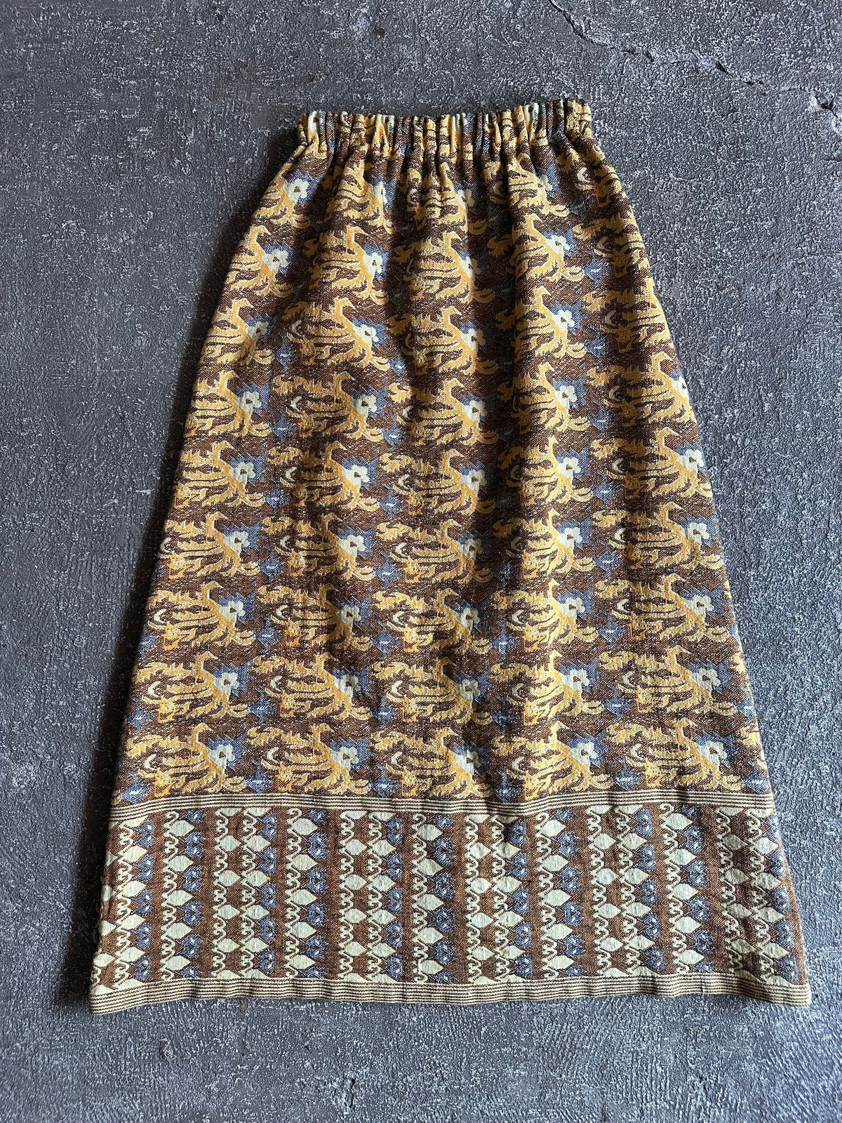 woven maxi skirt