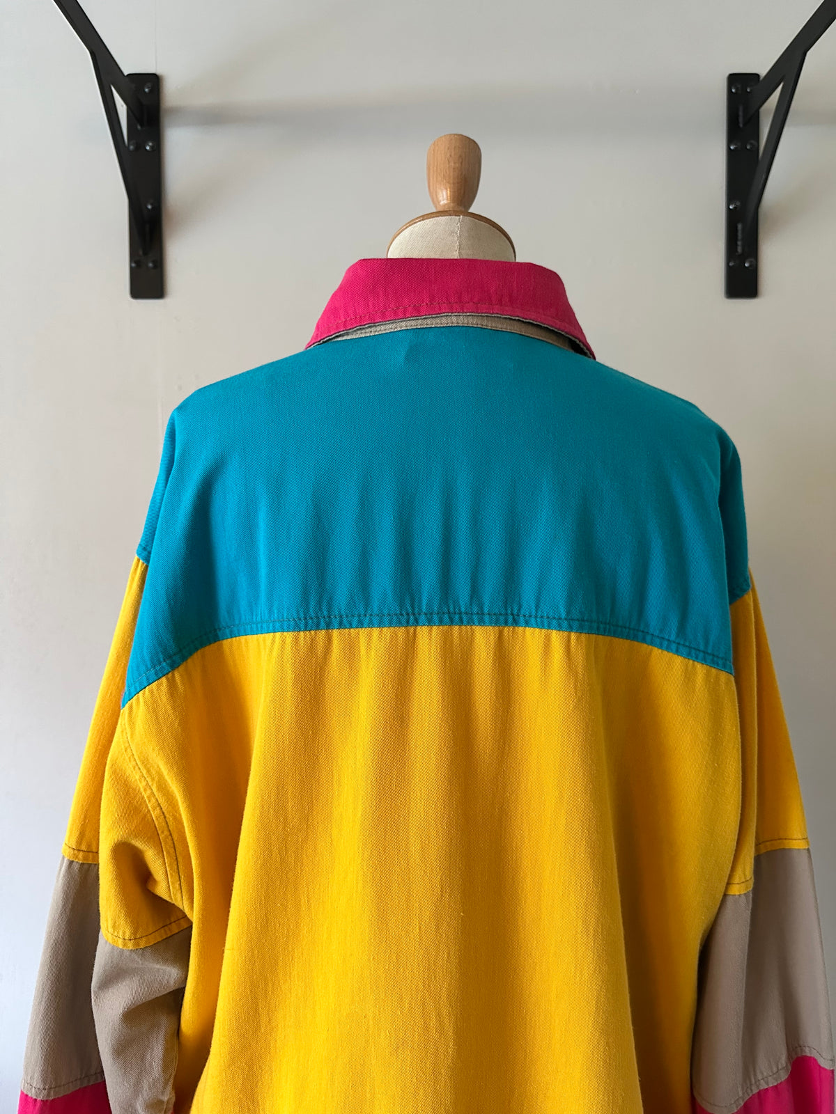 multicolored cotton jacket