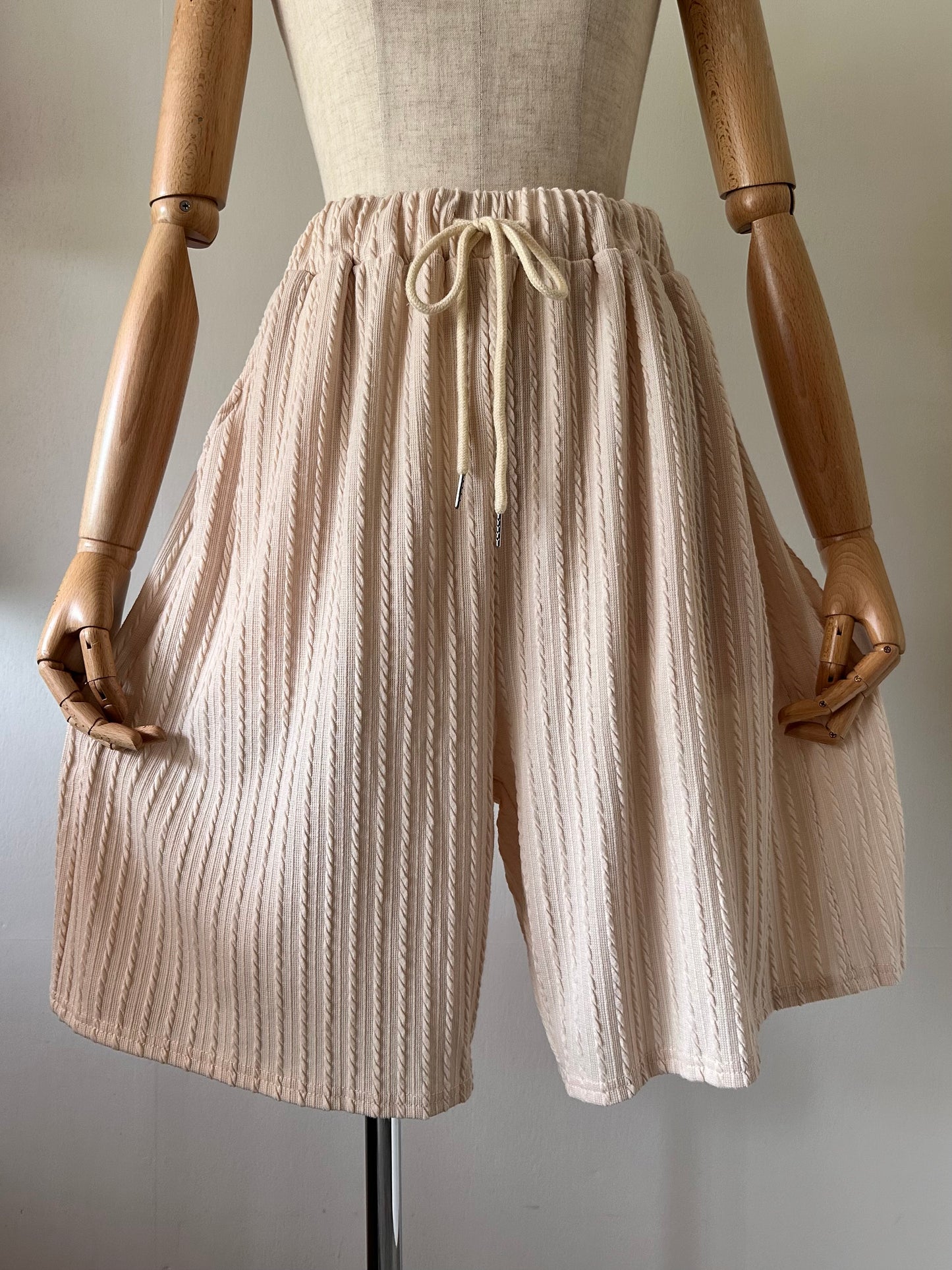 cable pattern two-piece(set)