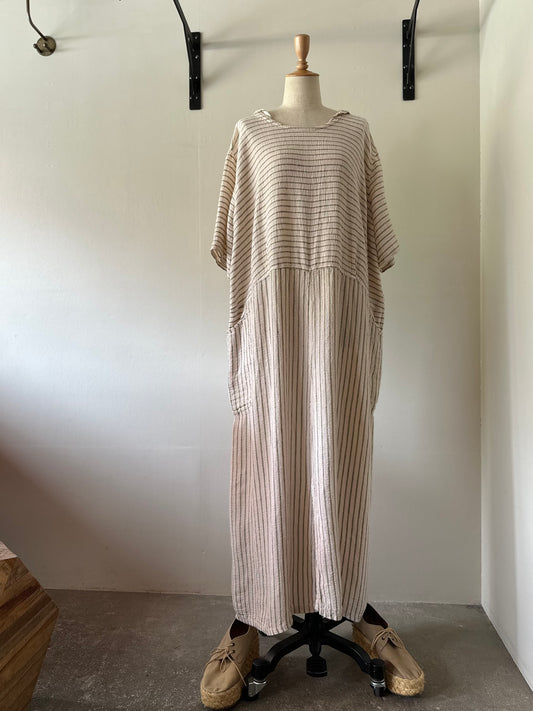 FLAX linen stripe dress