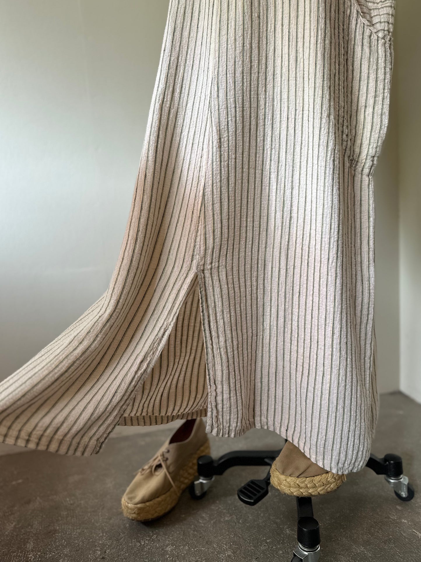 FLAX linen stripe dress