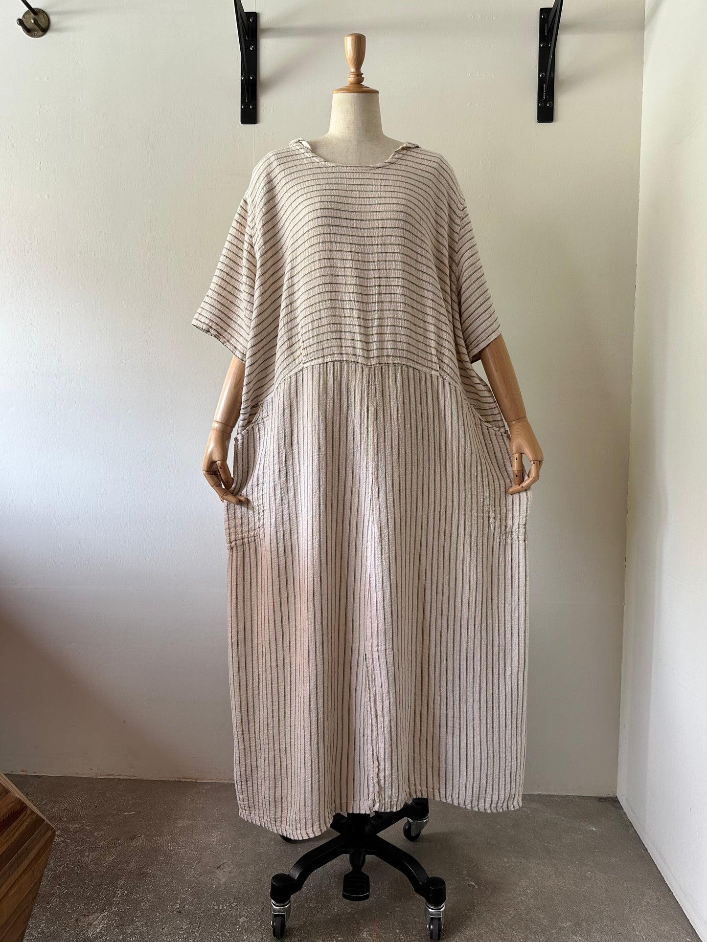 FLAX linen stripe dress