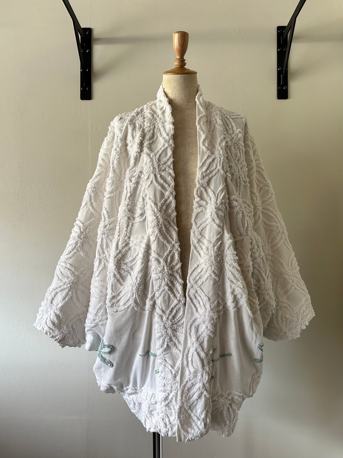 dolman sleeve chenille jacket
