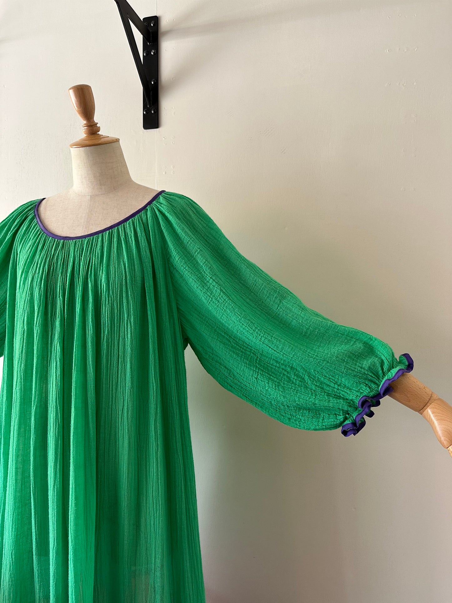 cotton tiered dress
