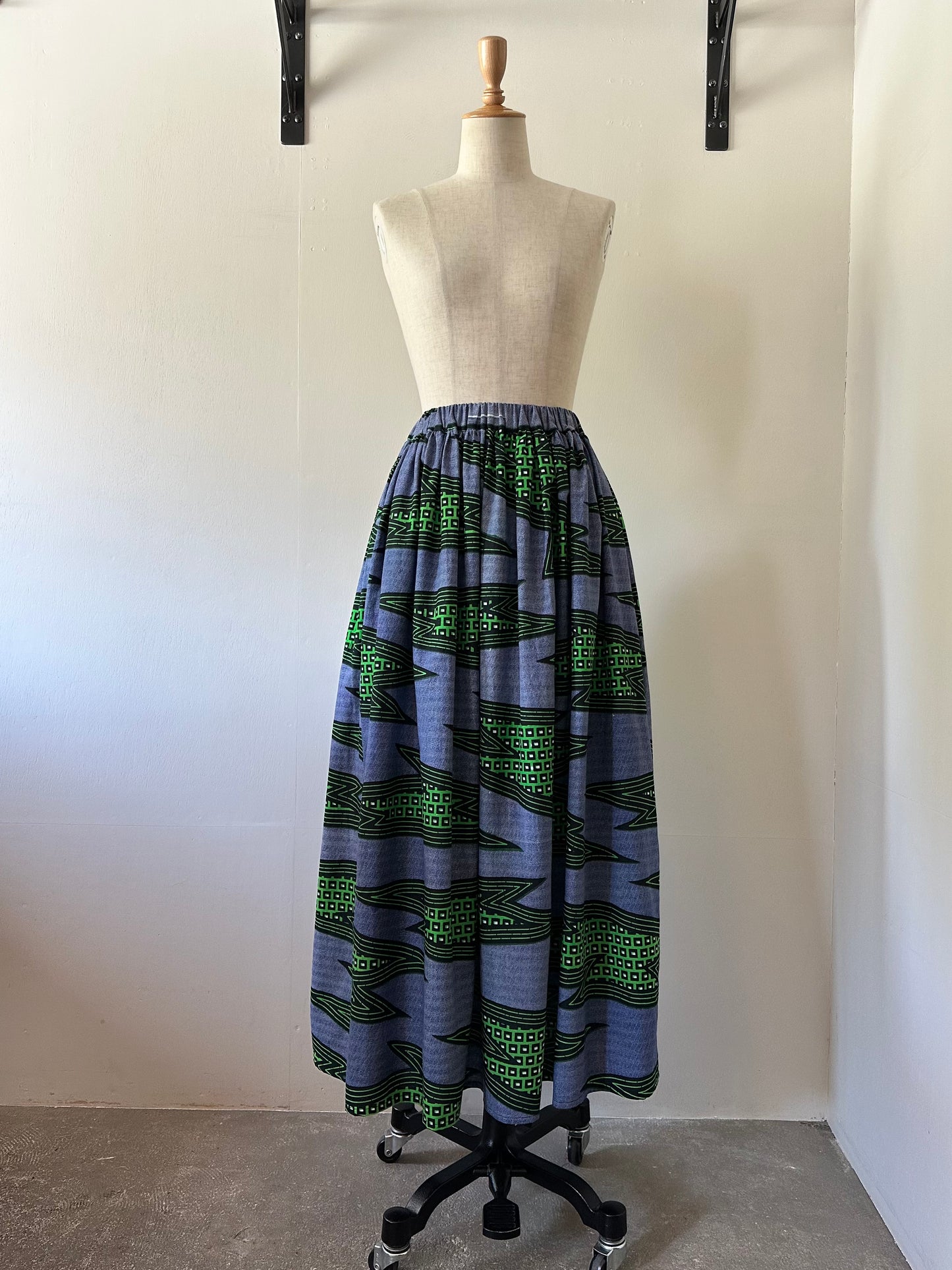 African print skirt