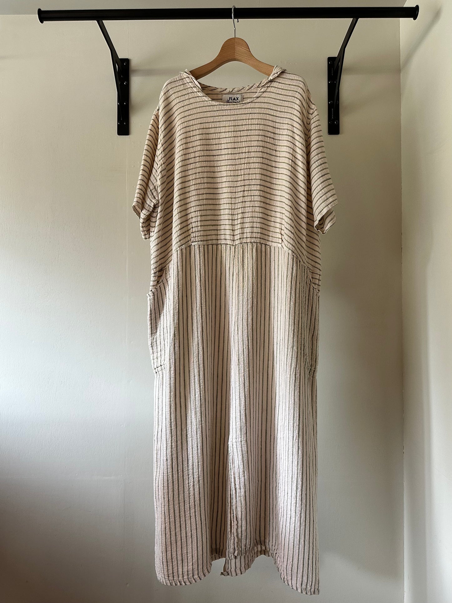 FLAX linen stripe dress