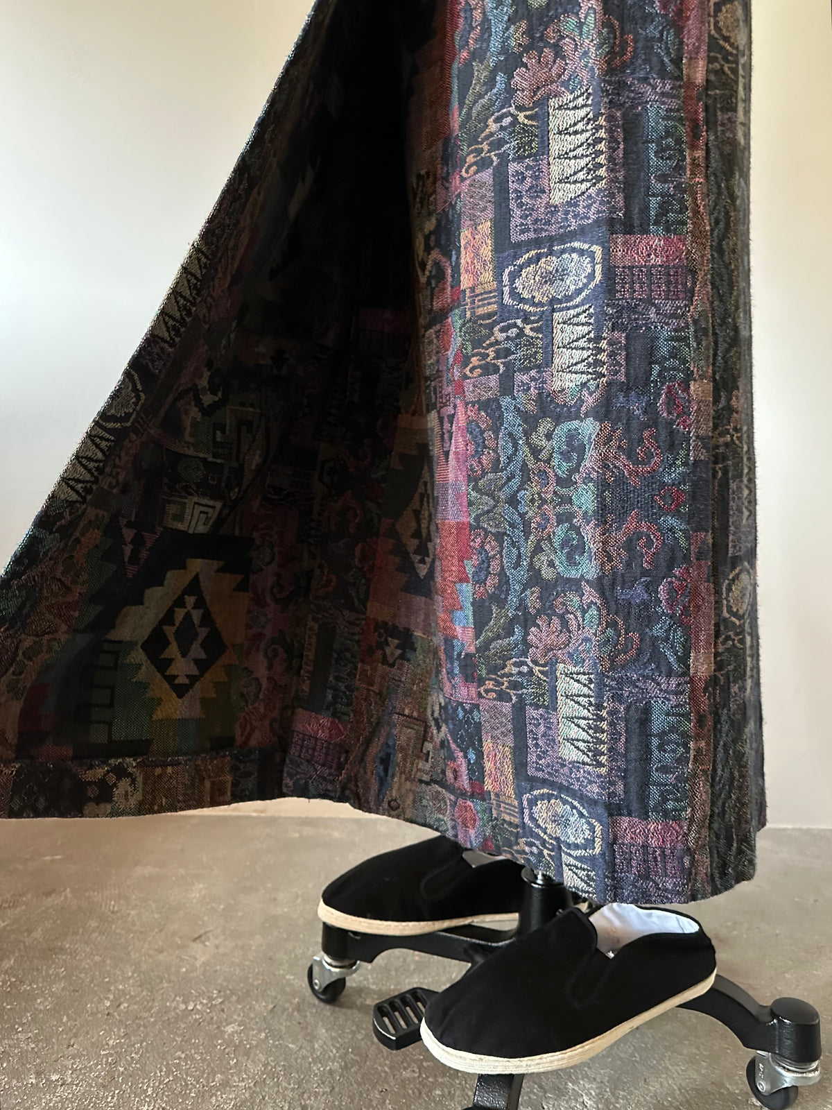 woven wrap skirt