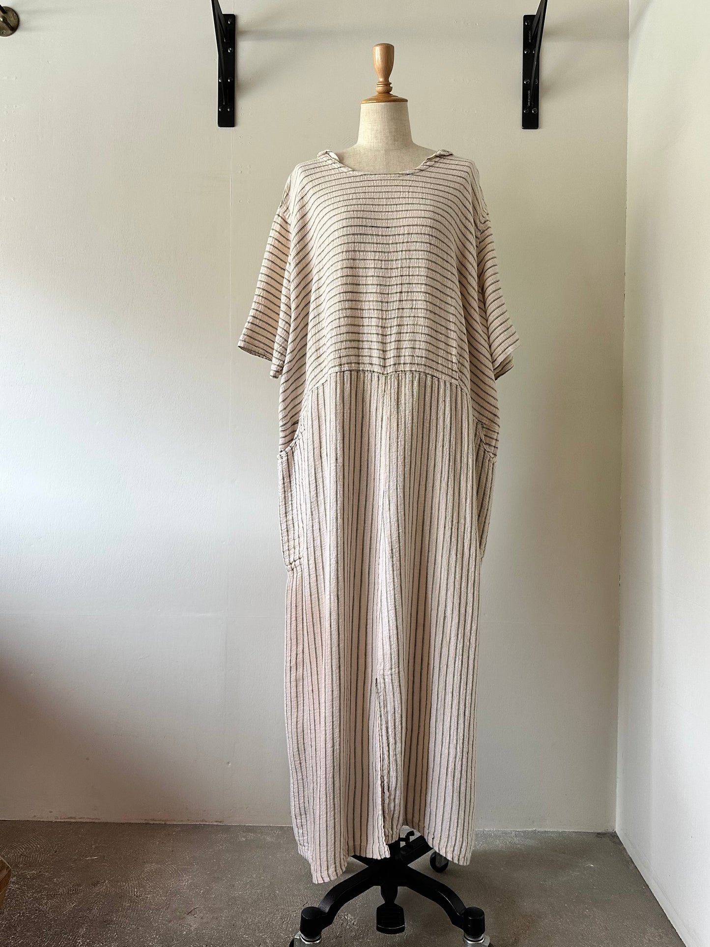FLAX linen stripe dress