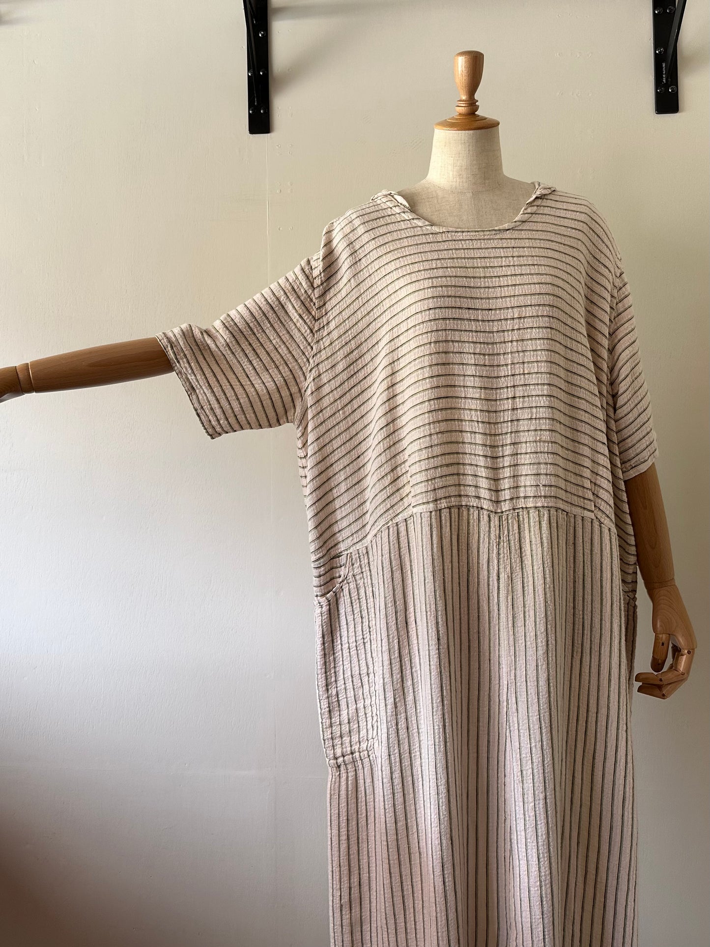 FLAX linen stripe dress