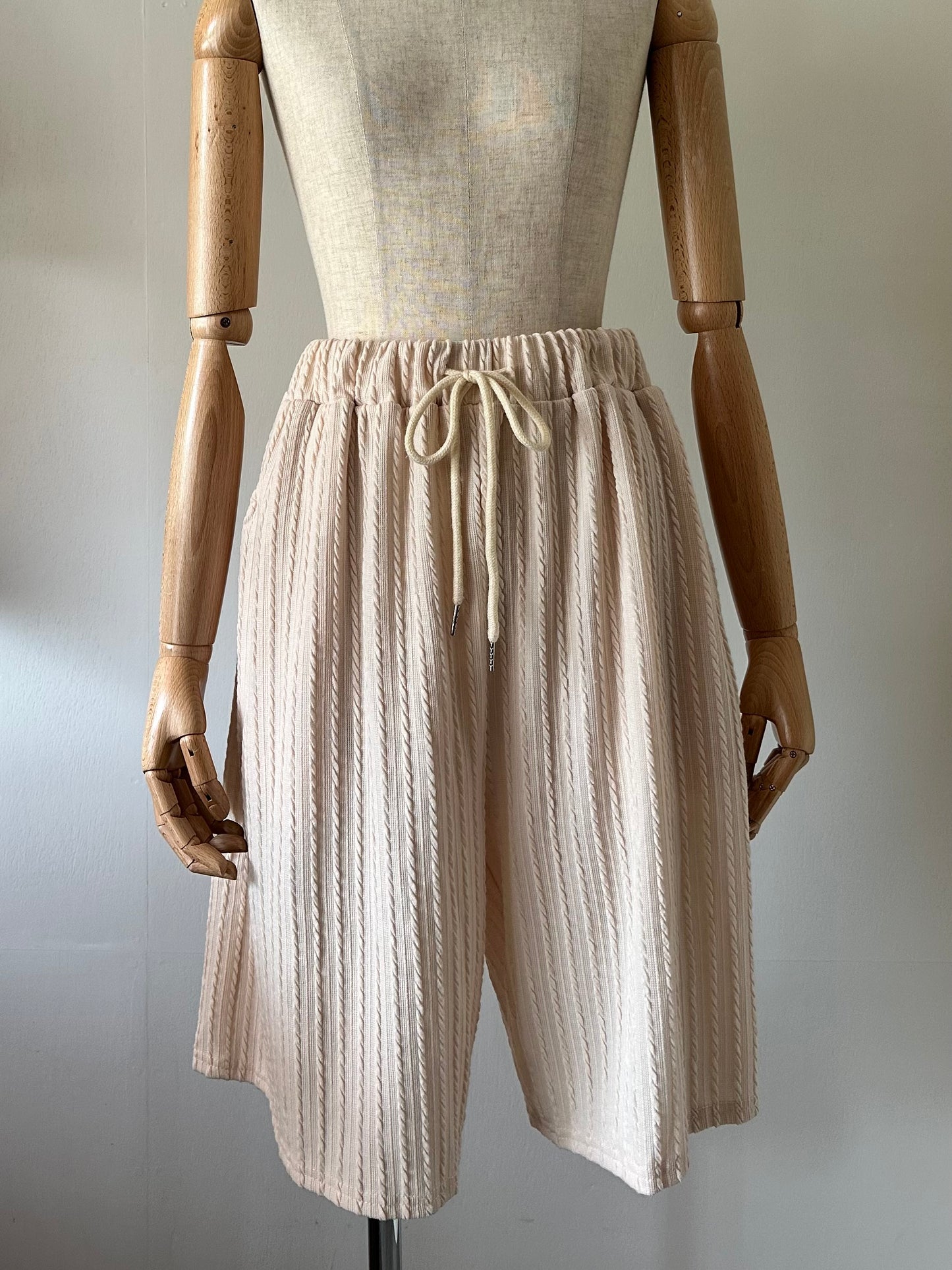cable pattern two-piece(set)