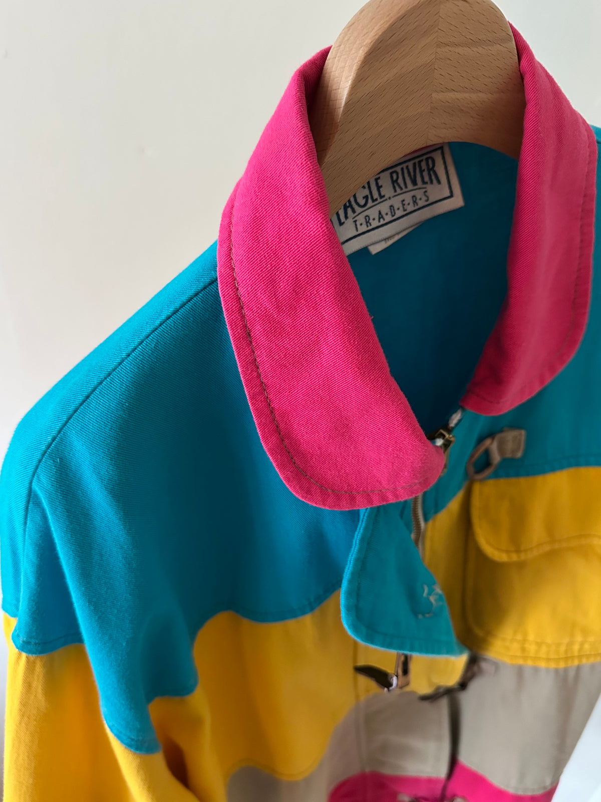 multicolored cotton jacket