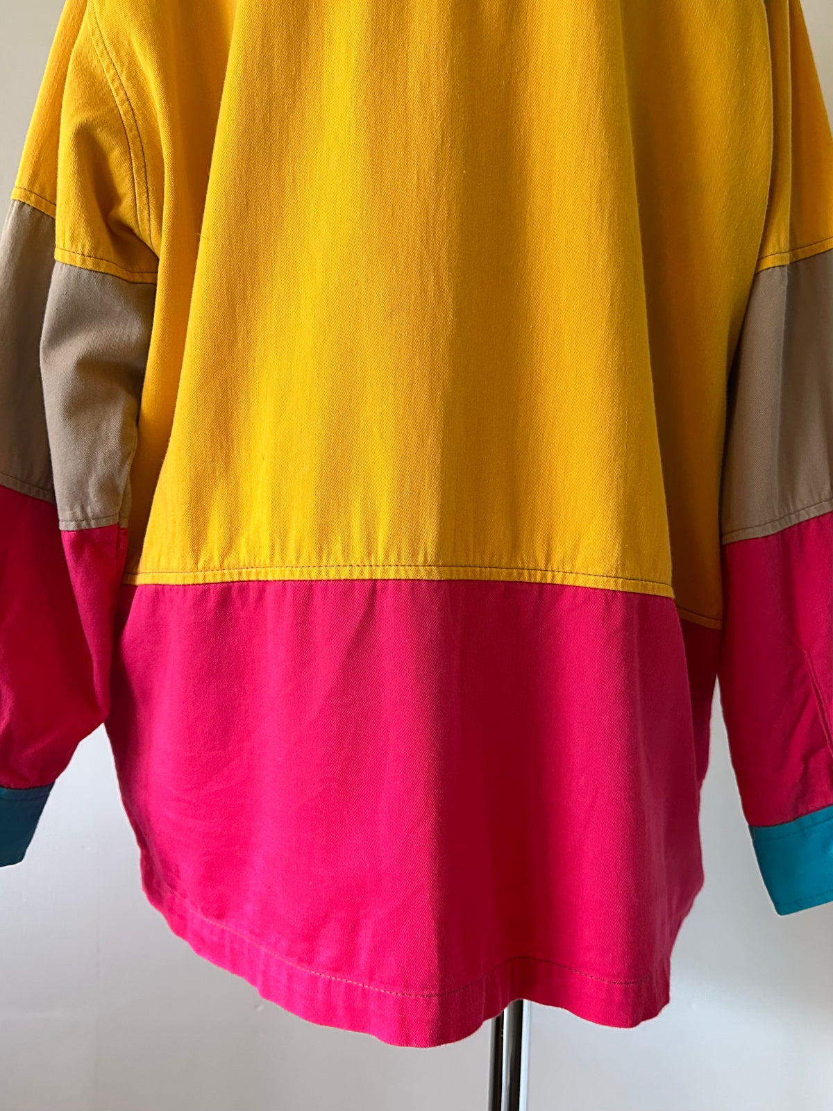 multicolored cotton jacket