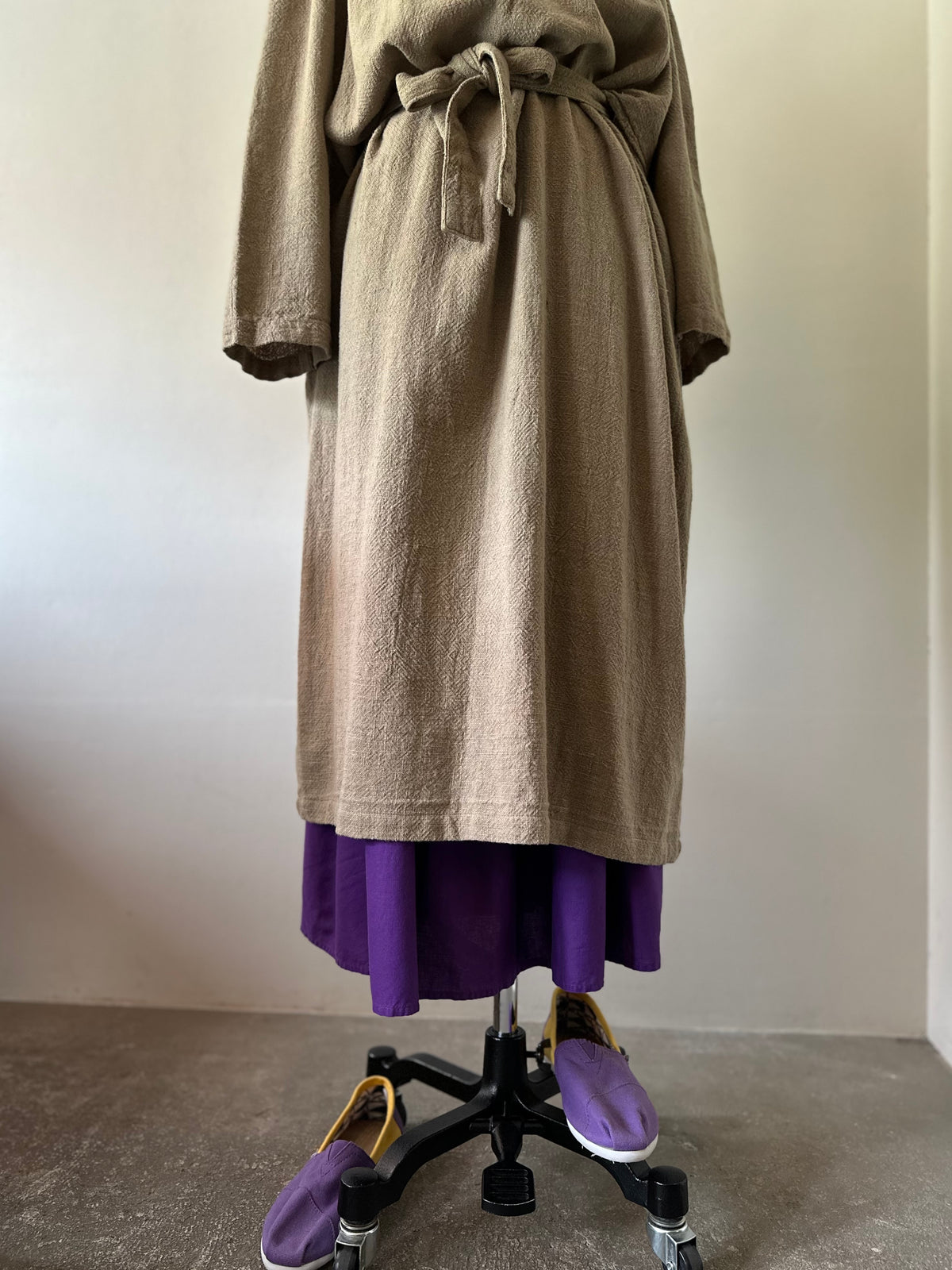 dolman sleeve cotton dress