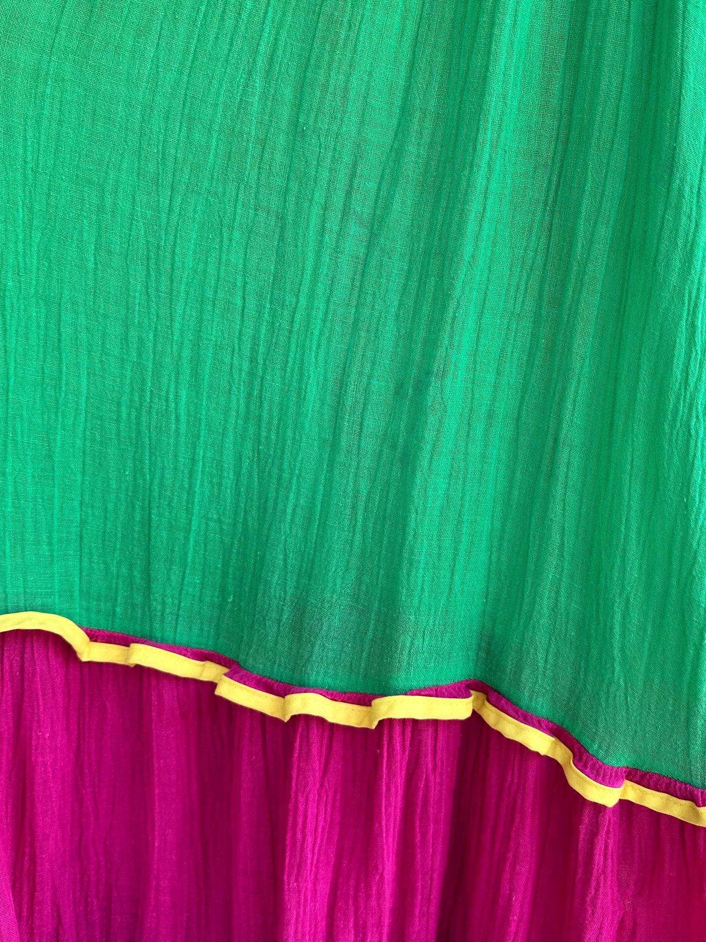 cotton tiered dress