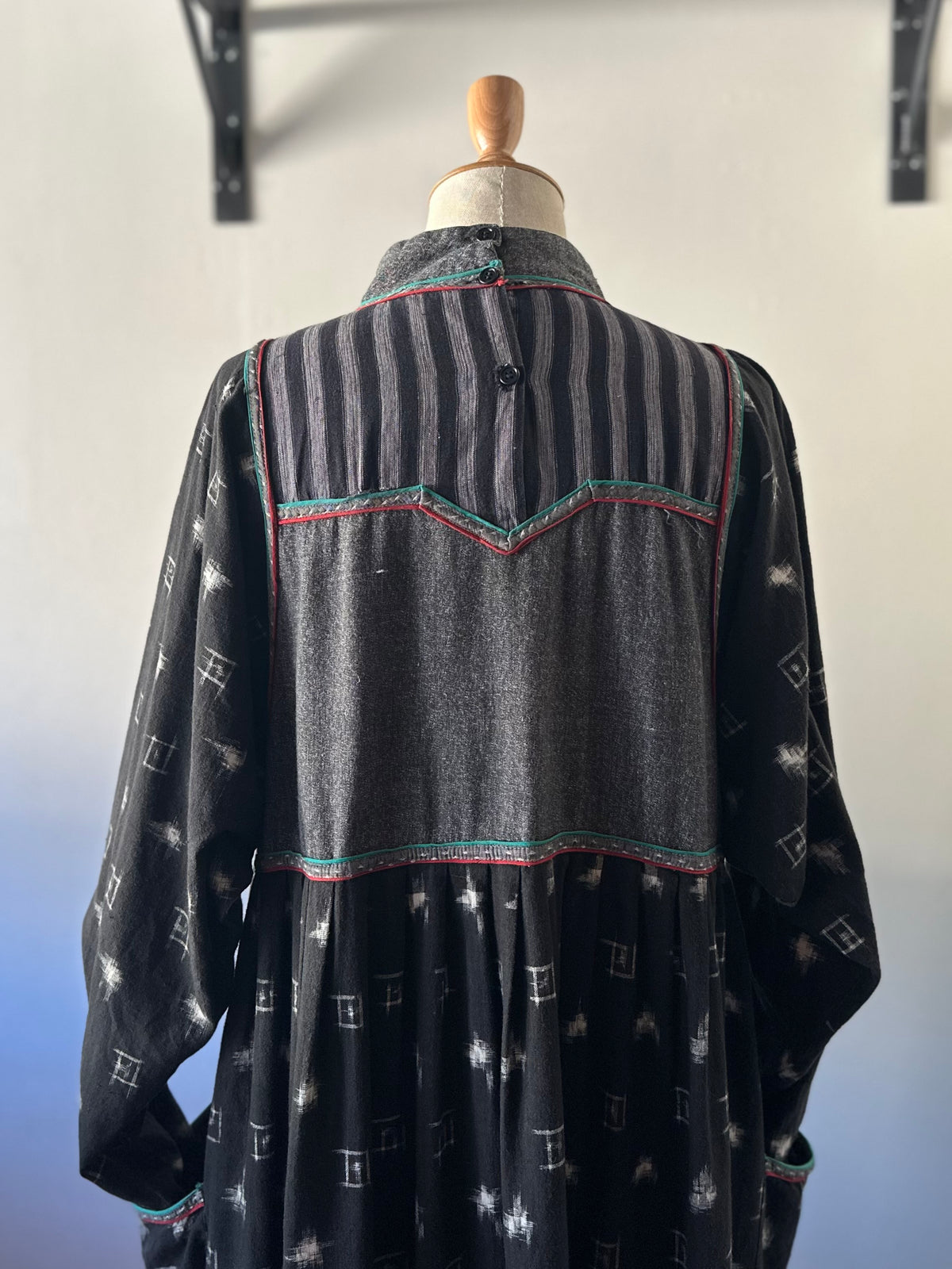 All-over pattern INDIA cotton dress