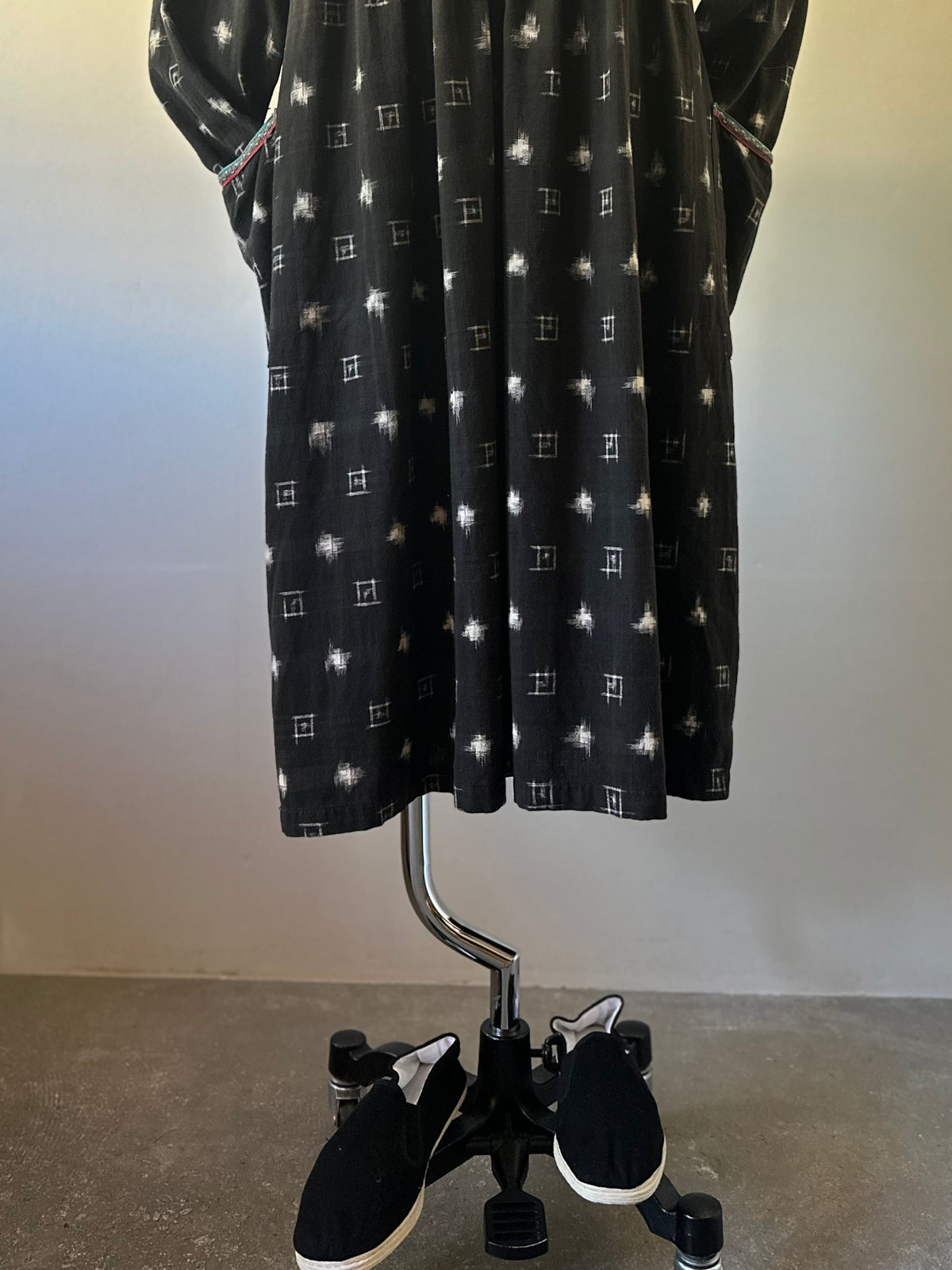All-over pattern INDIA cotton dress