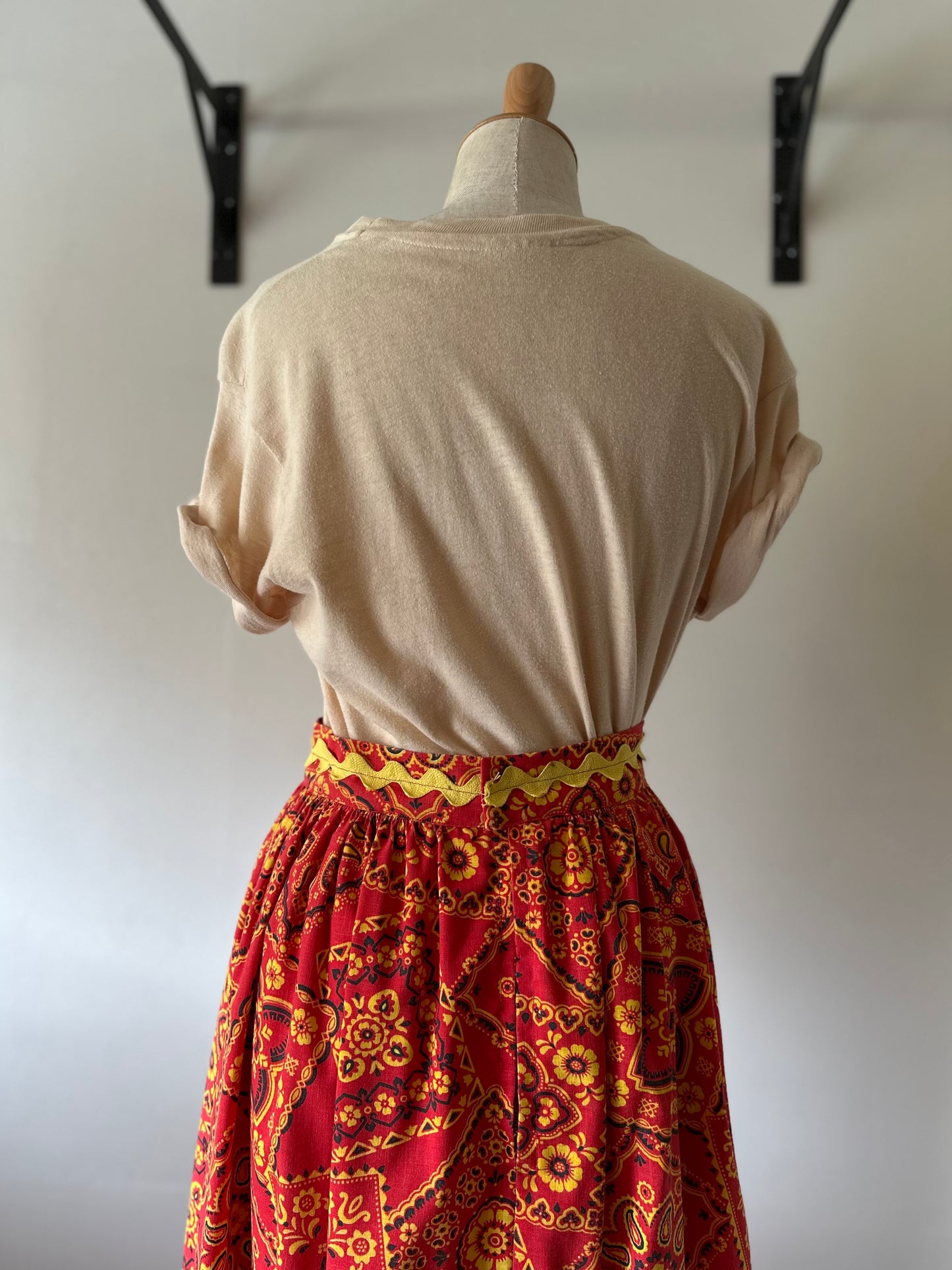 bandanna pattern skirt