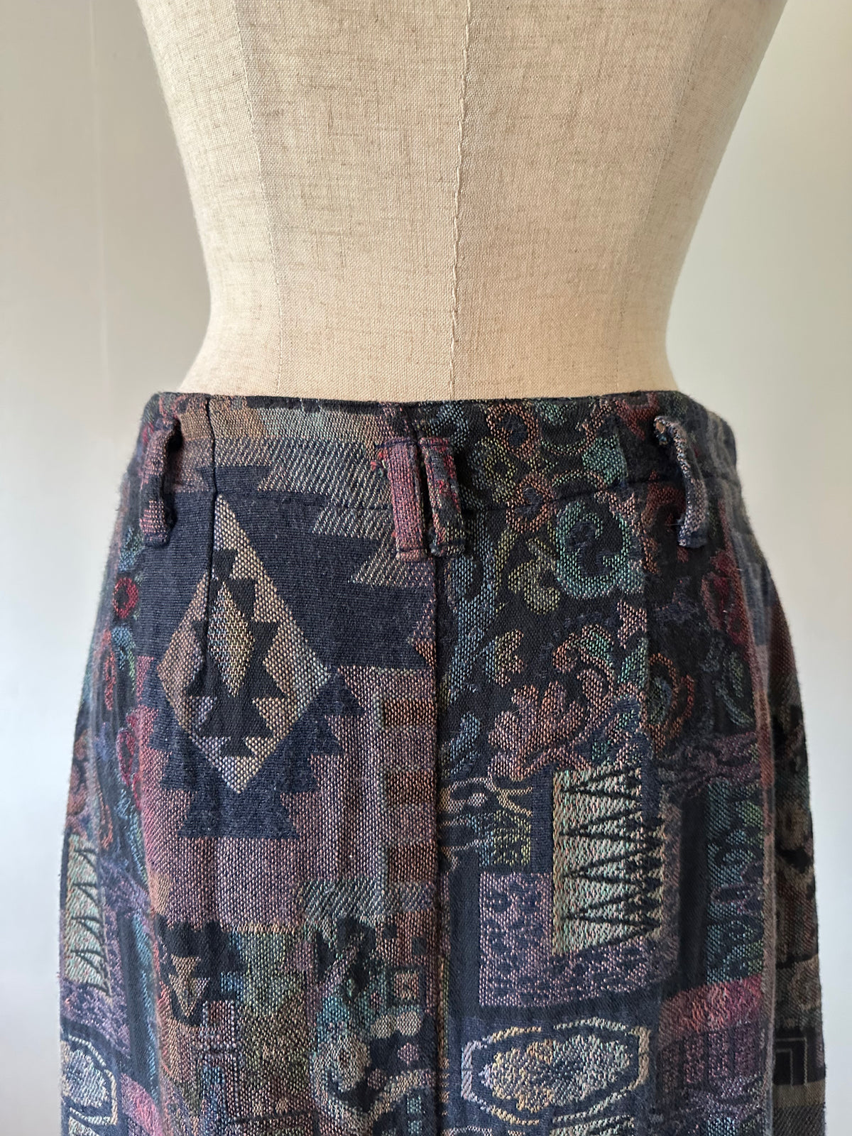 woven wrap skirt