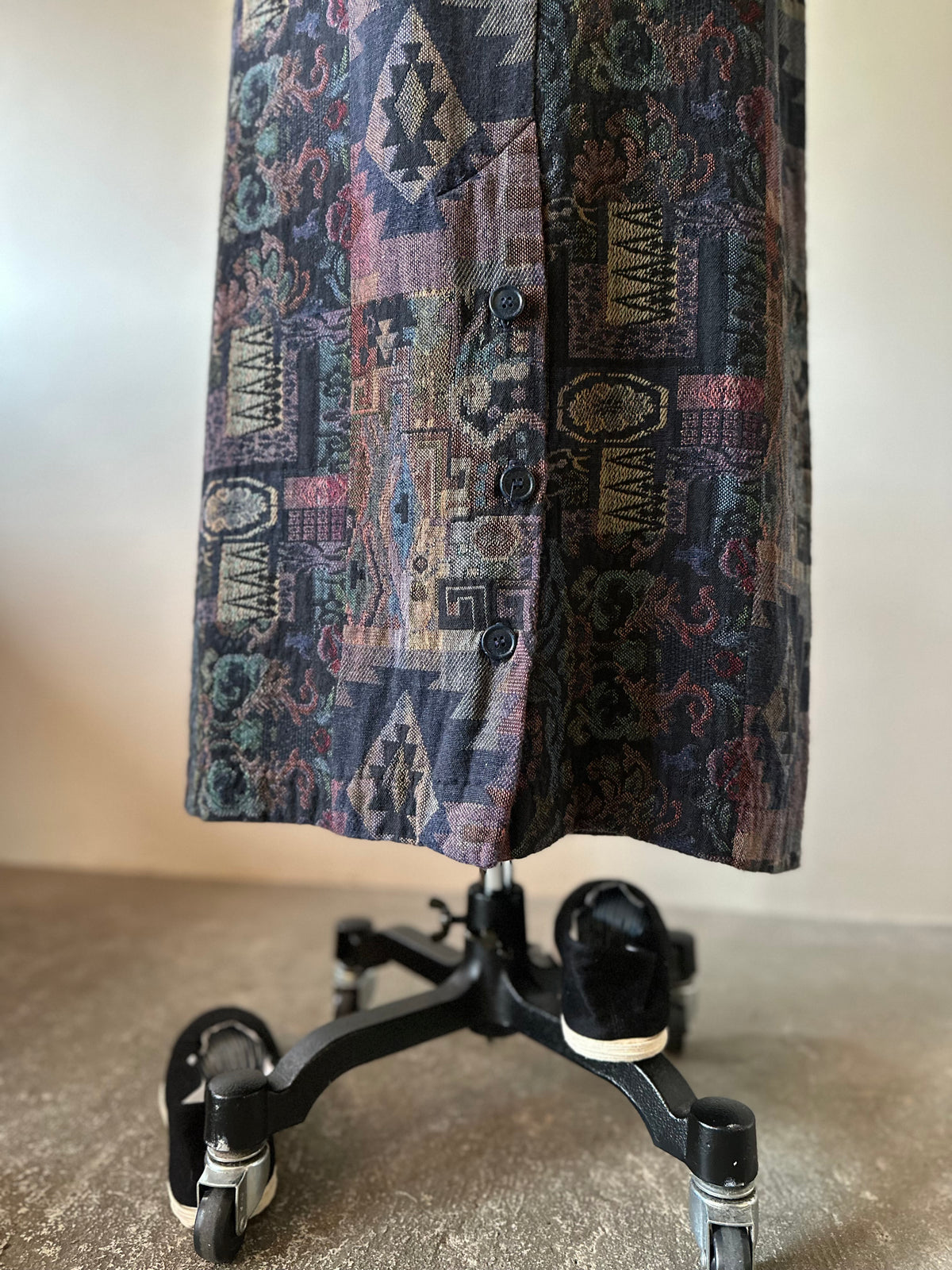 woven wrap skirt