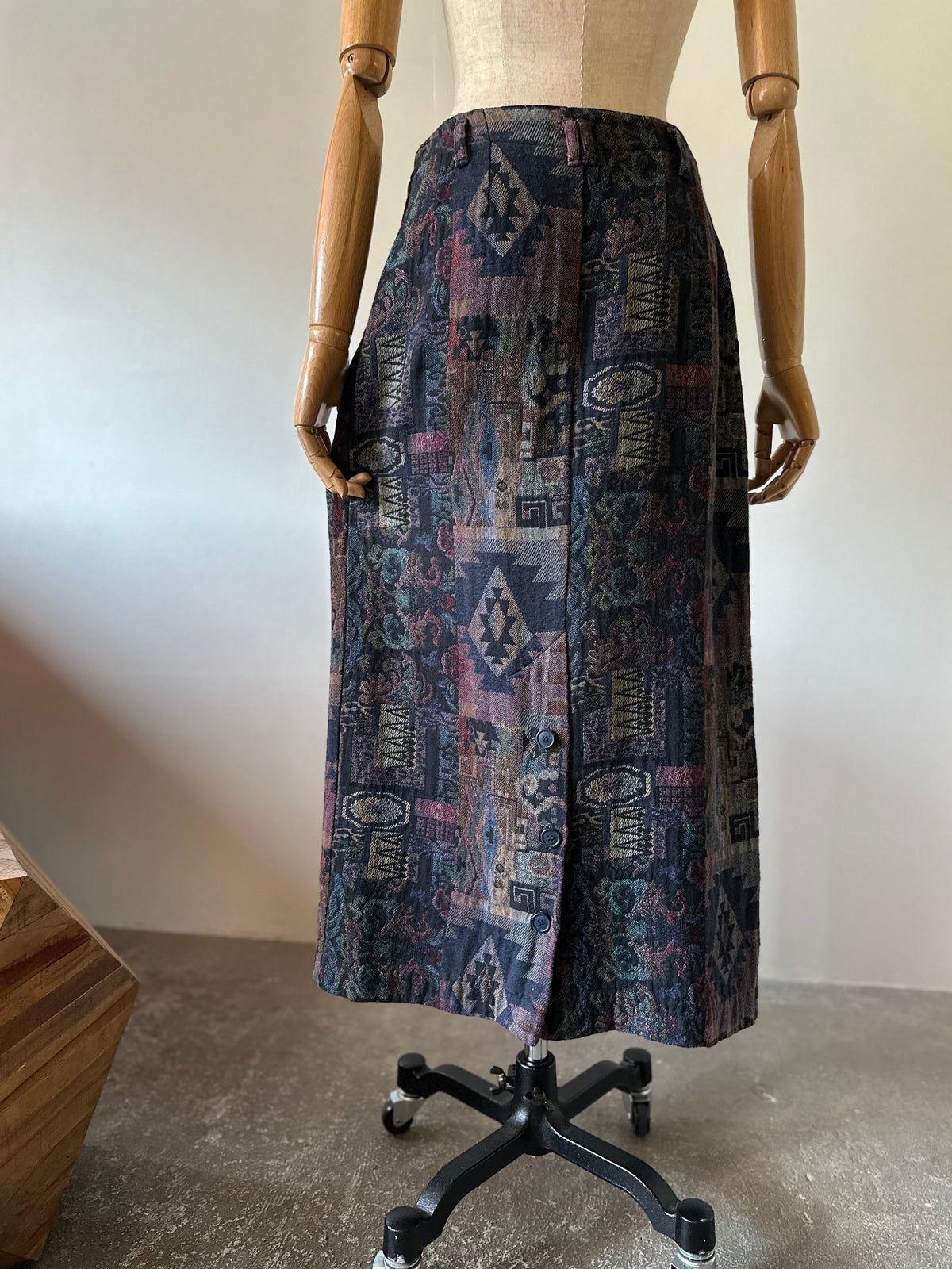 woven wrap skirt