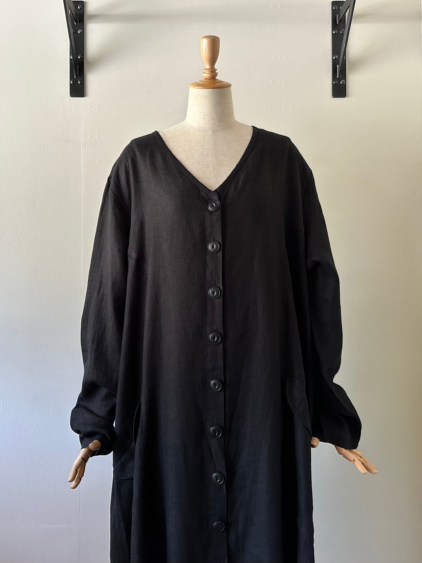 FLAX linen dress coat