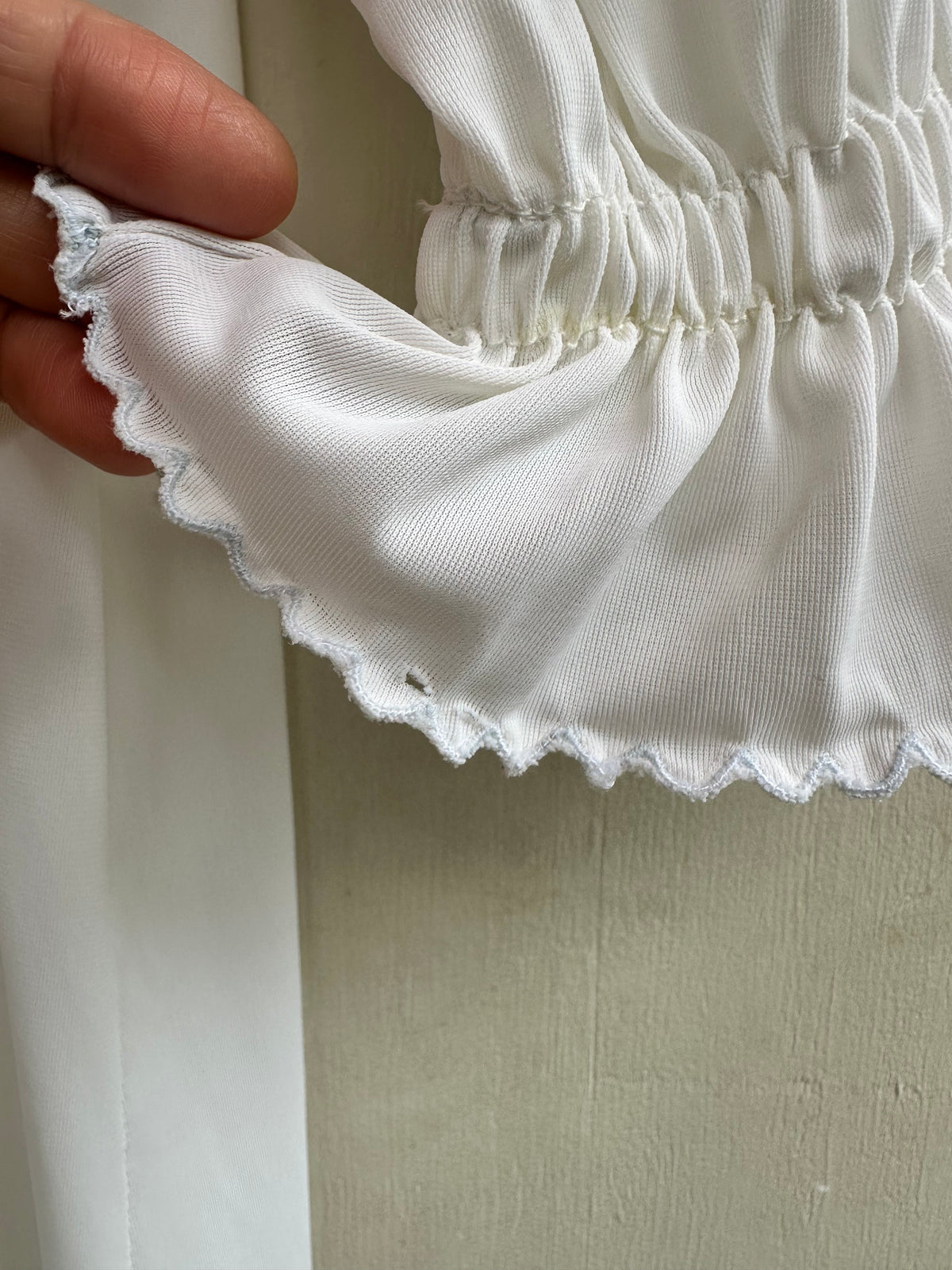 embroidery collar night dress