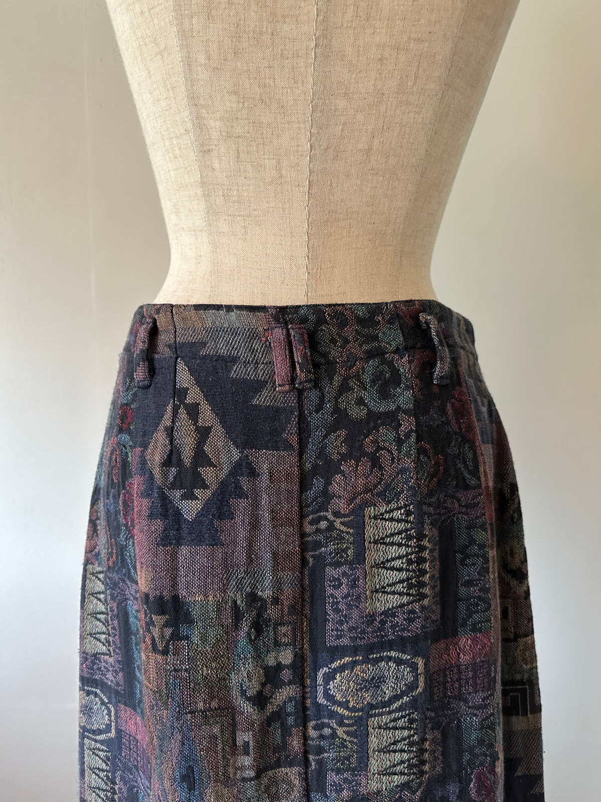 woven wrap skirt