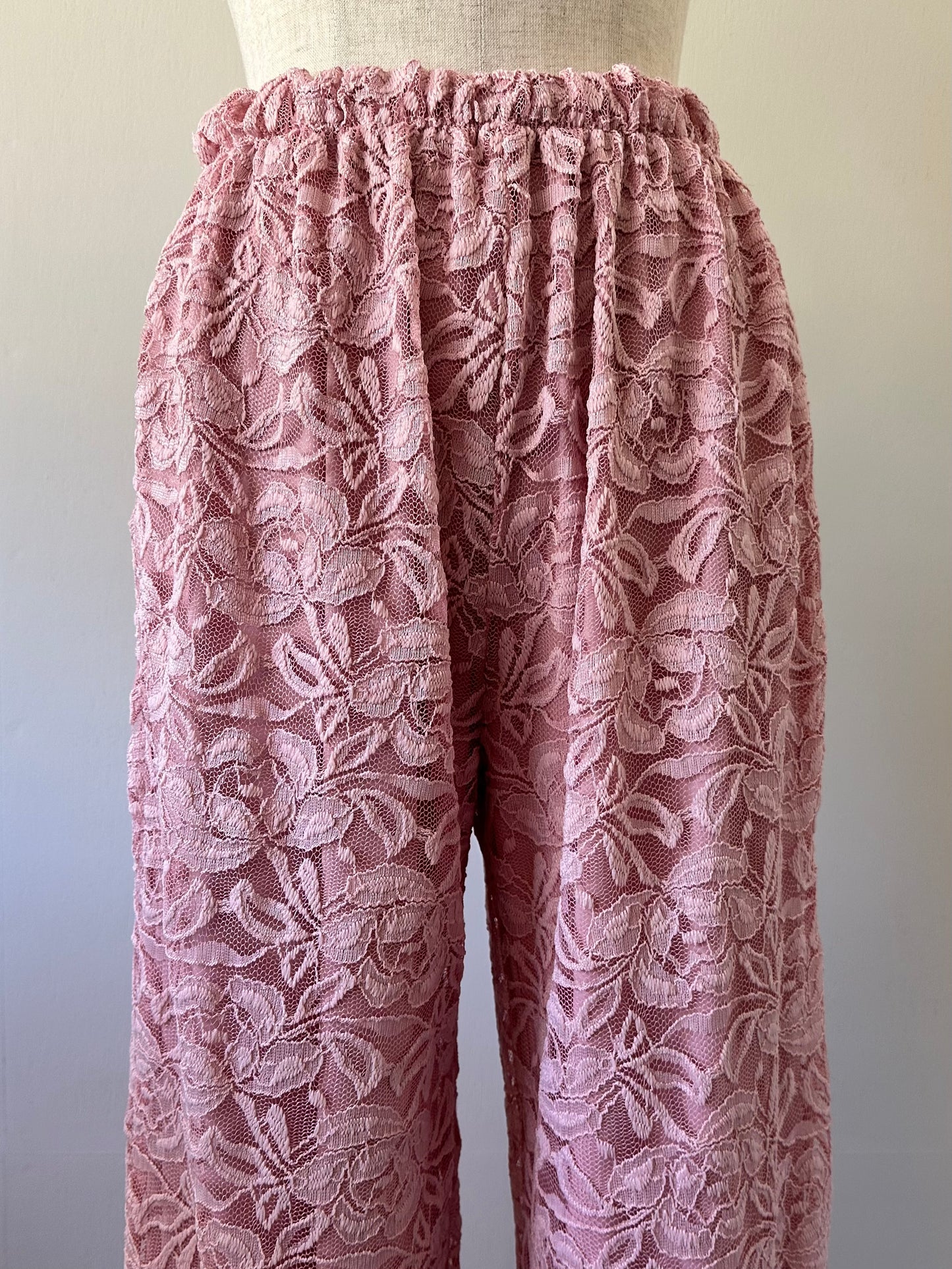 flower lace pants