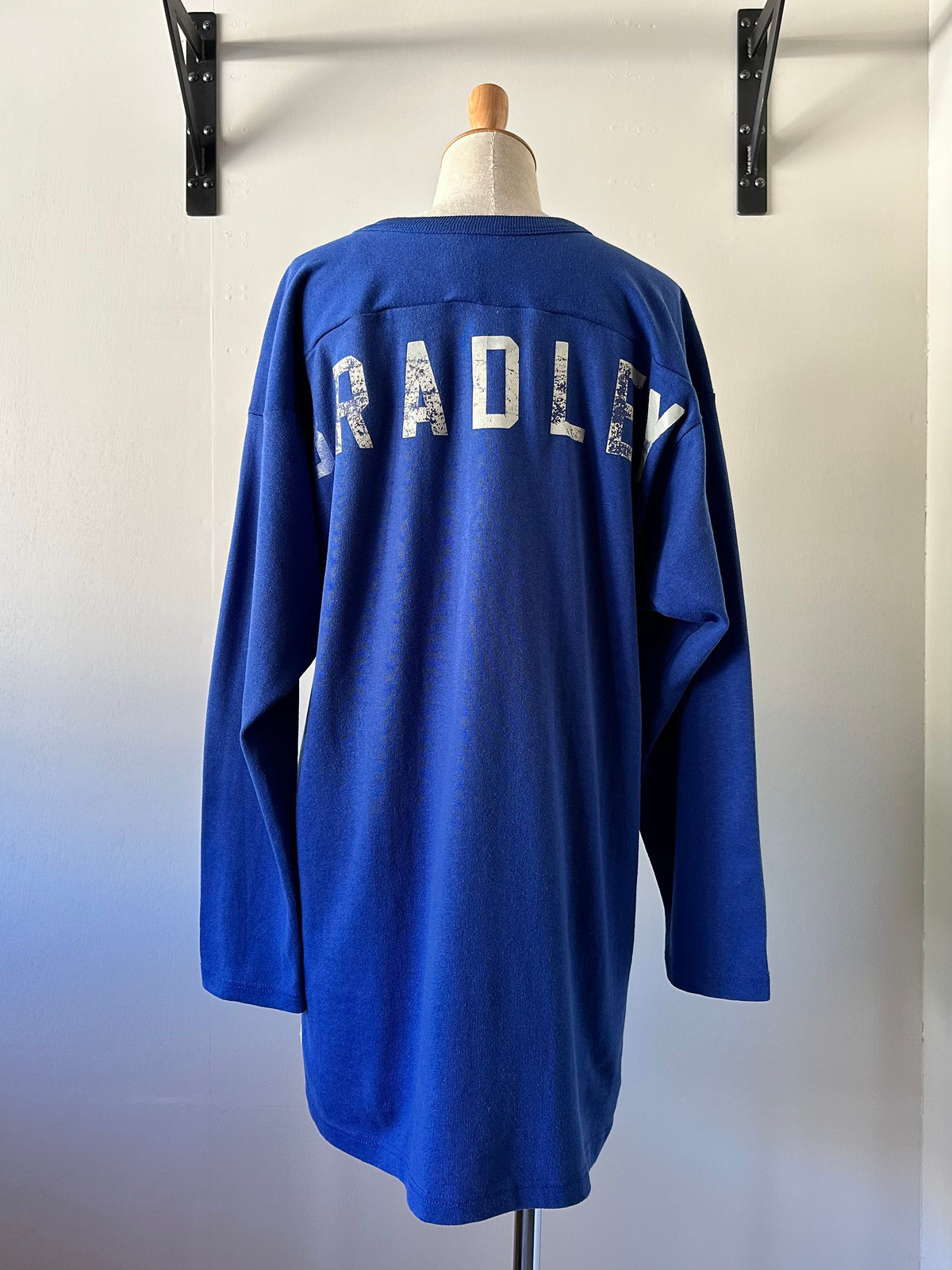 back print football T-shirt