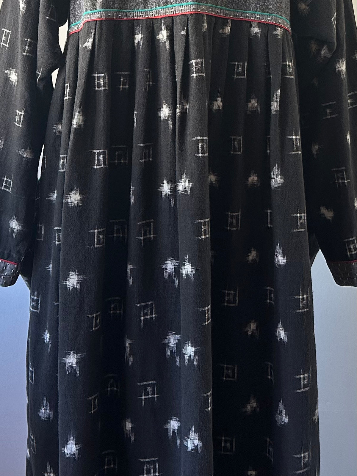 All-over pattern INDIA cotton dress