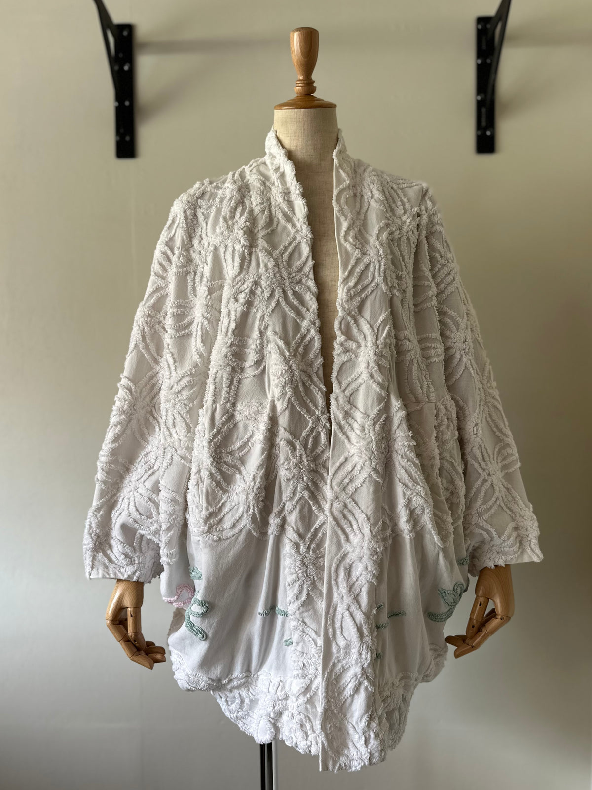 dolman sleeve chenille jacket