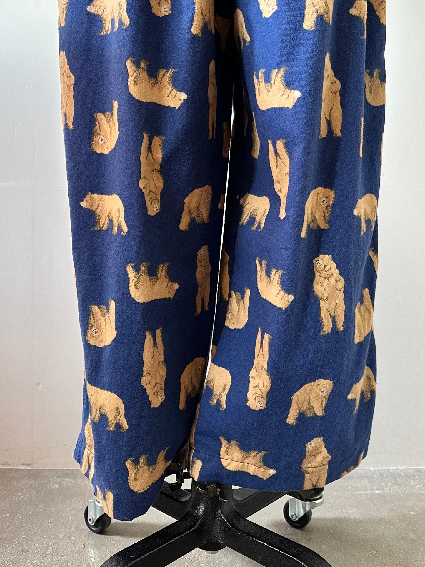 bear pattern pants