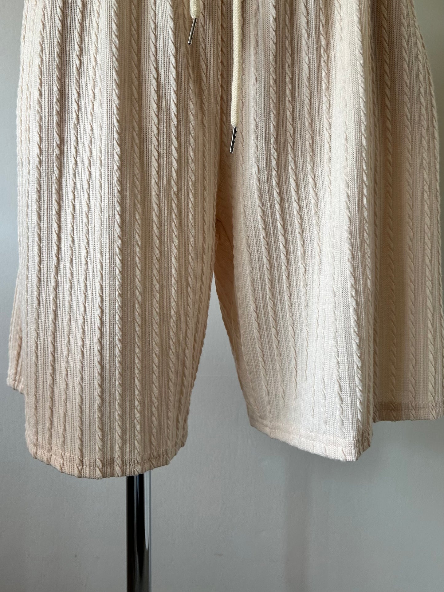 cable pattern two-piece(set)