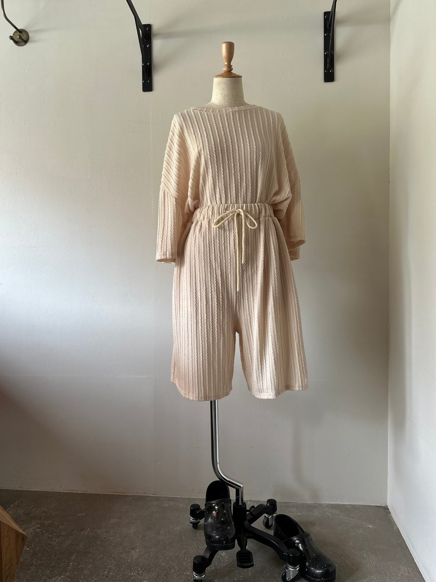 cable pattern two-piece(set)
