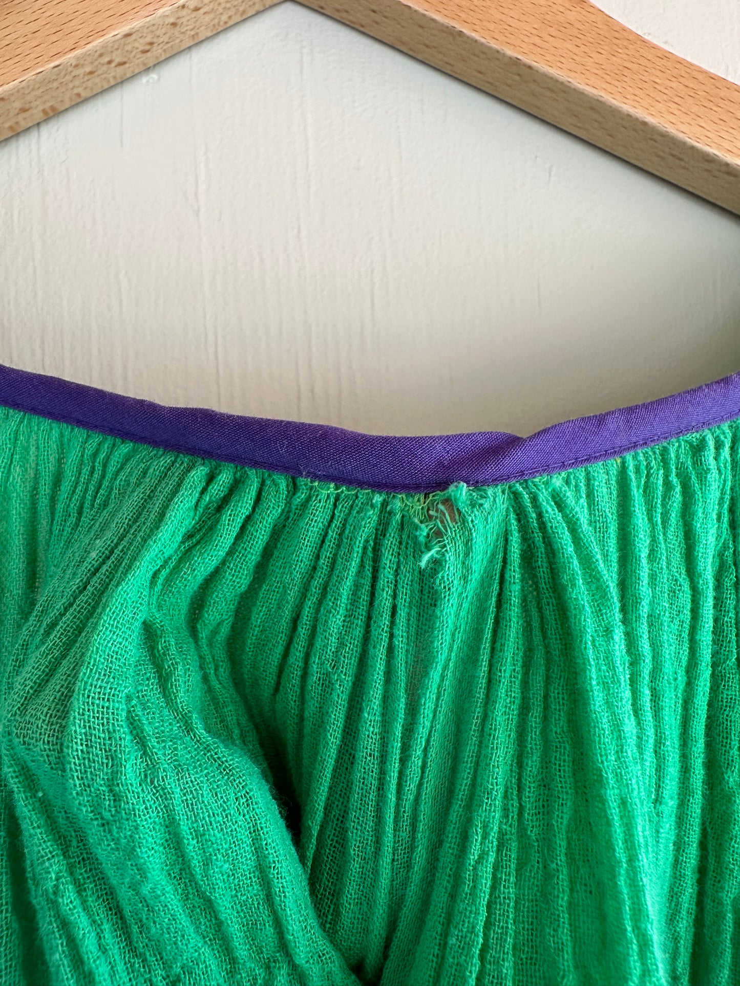 cotton tiered dress