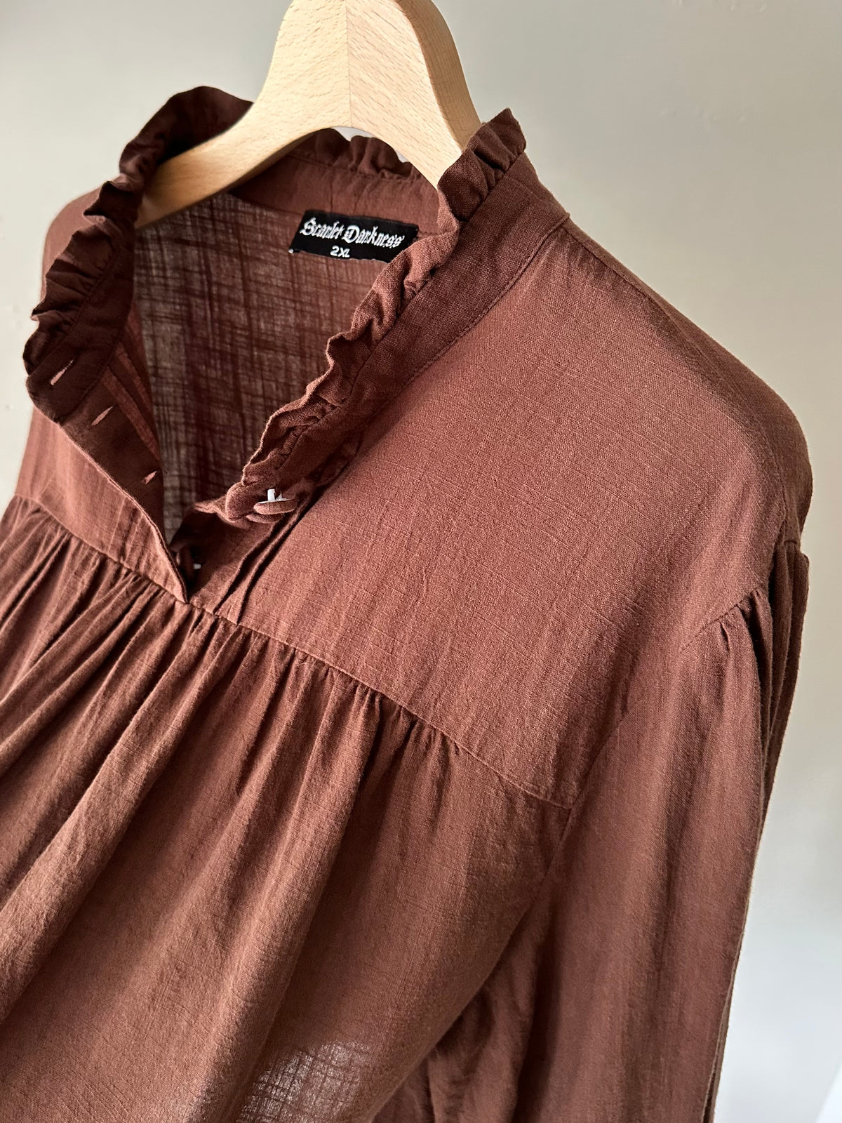 frill design blouse