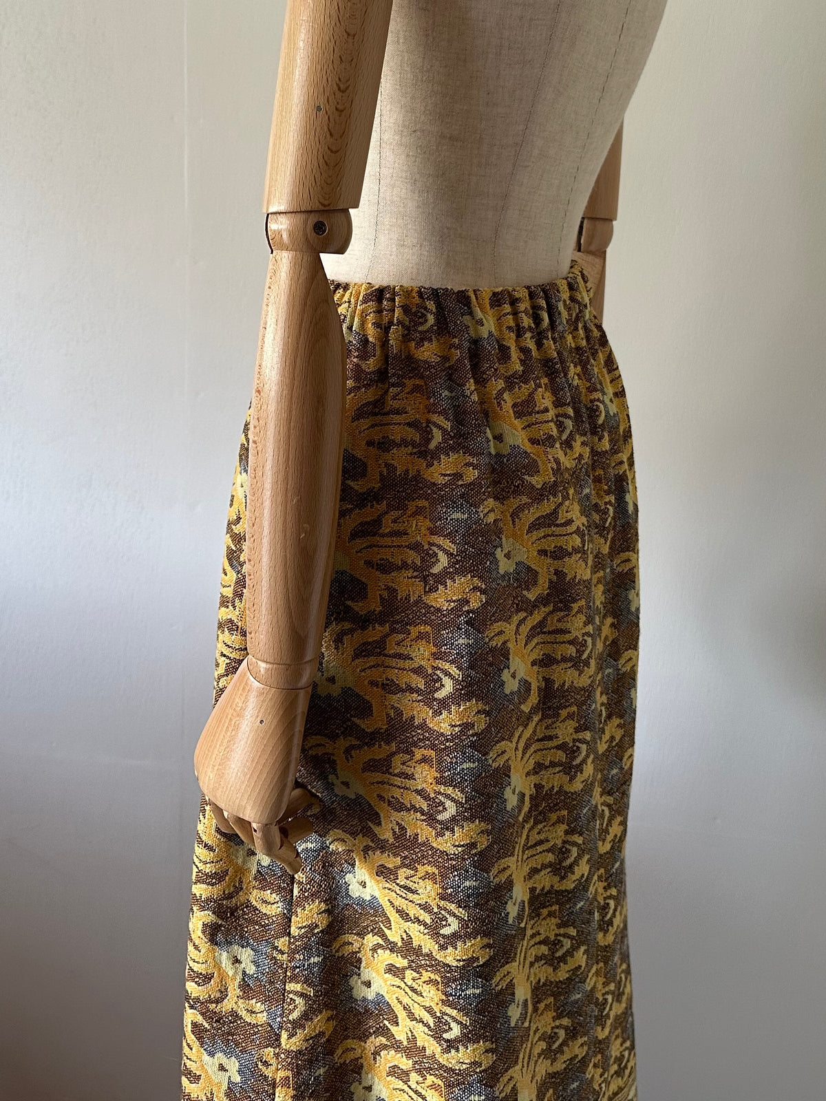 woven maxi skirt