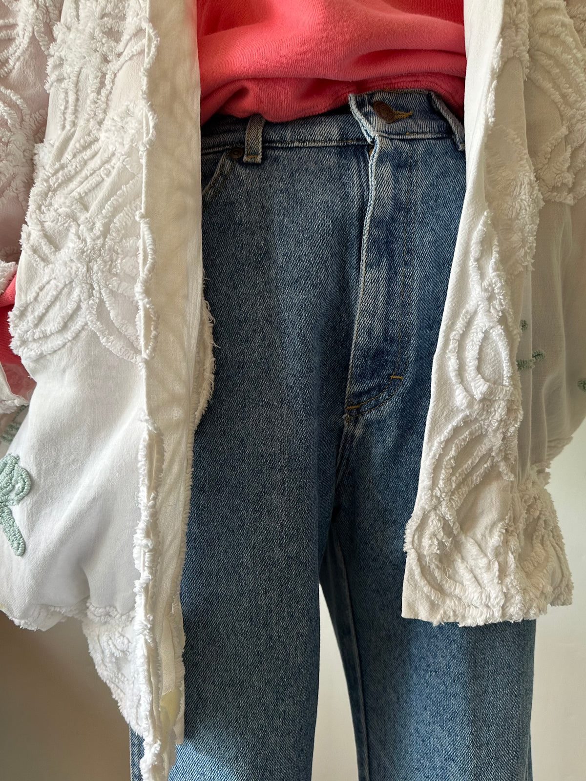 dolman sleeve chenille jacket